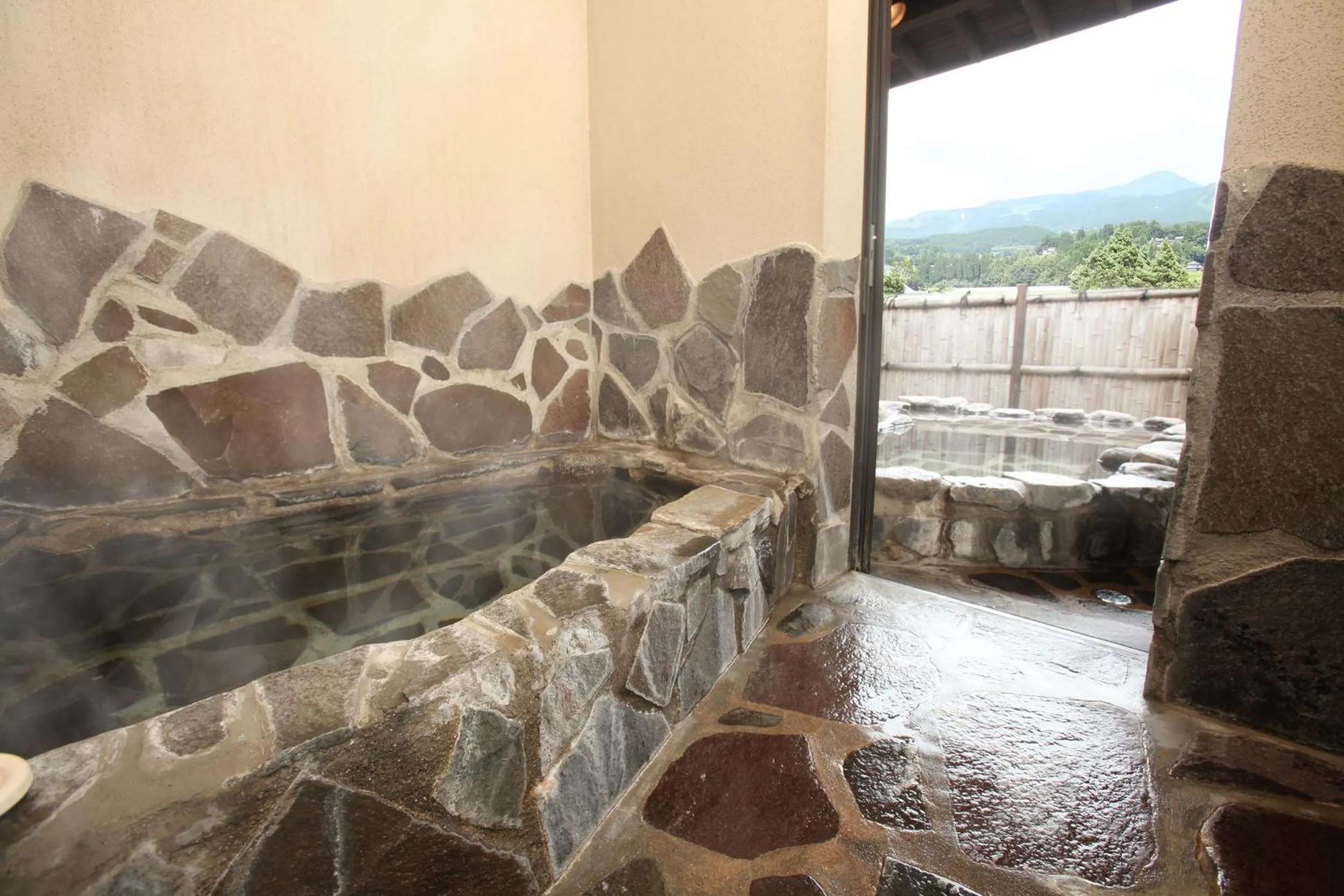 Hot Spring Bath in Tawarayama Onsen Ryokan Minawa