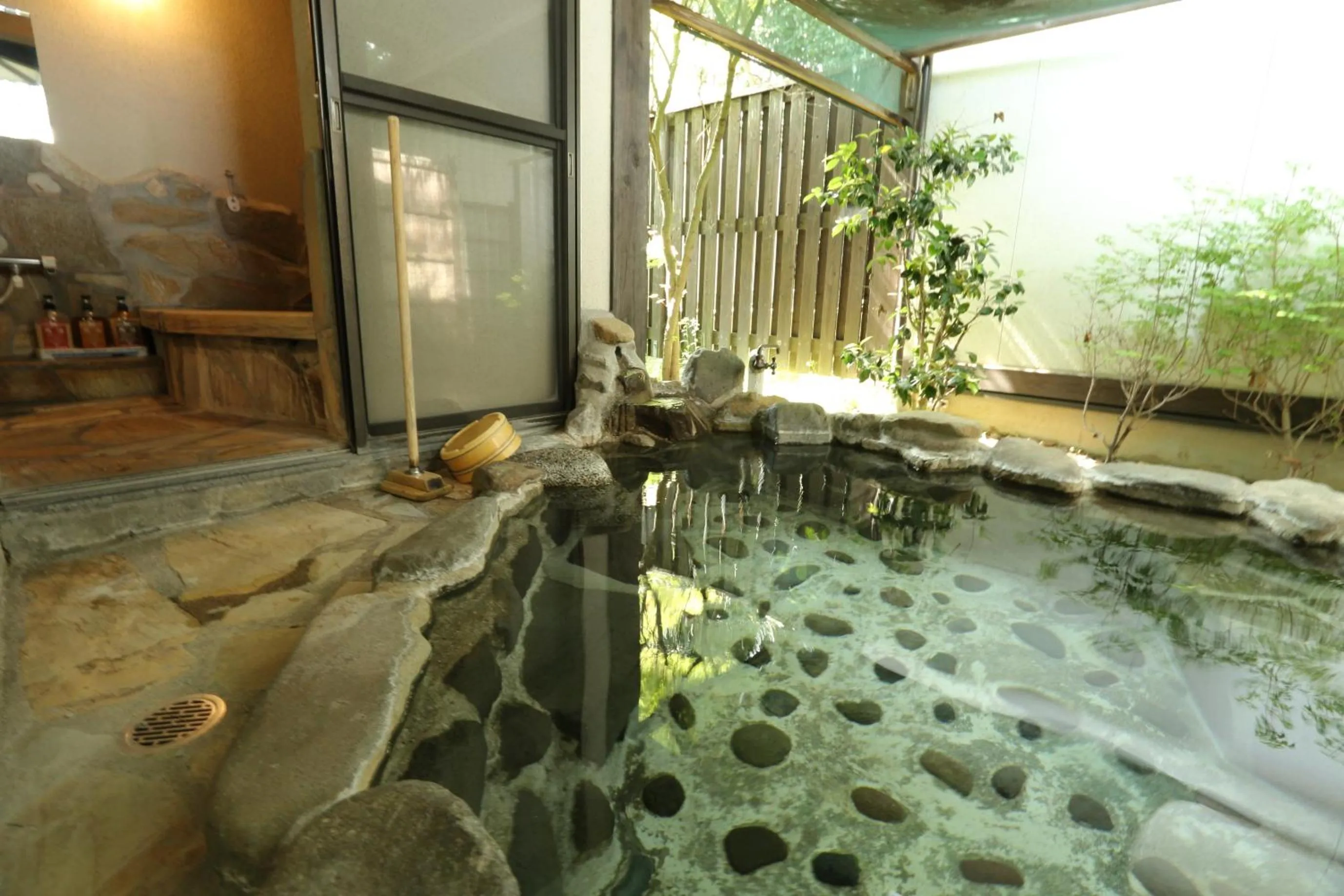 Hot Spring Bath in Tawarayama Onsen Ryokan Minawa