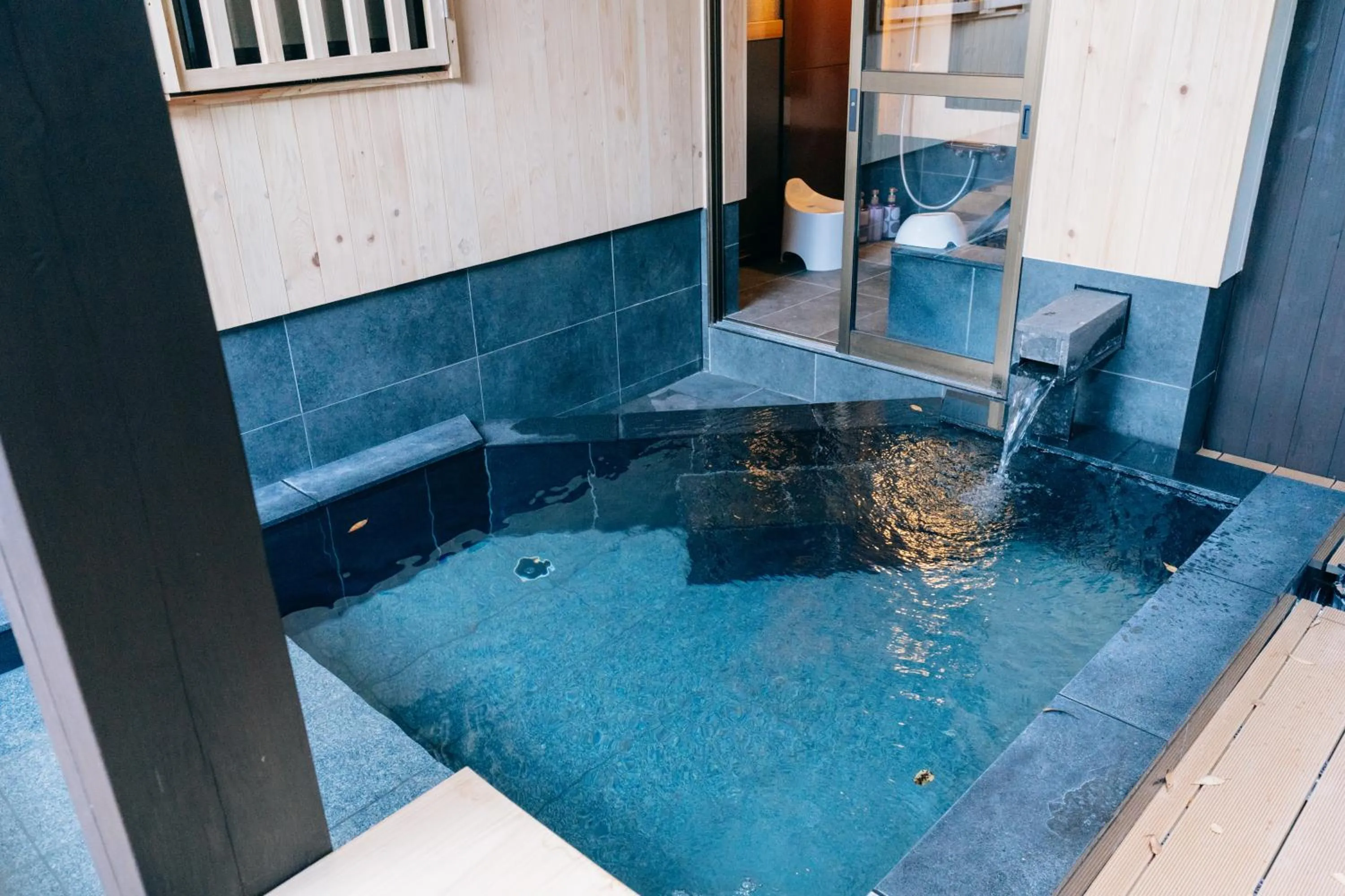 Hot Spring Bath in Tawarayama Onsen Ryokan Minawa