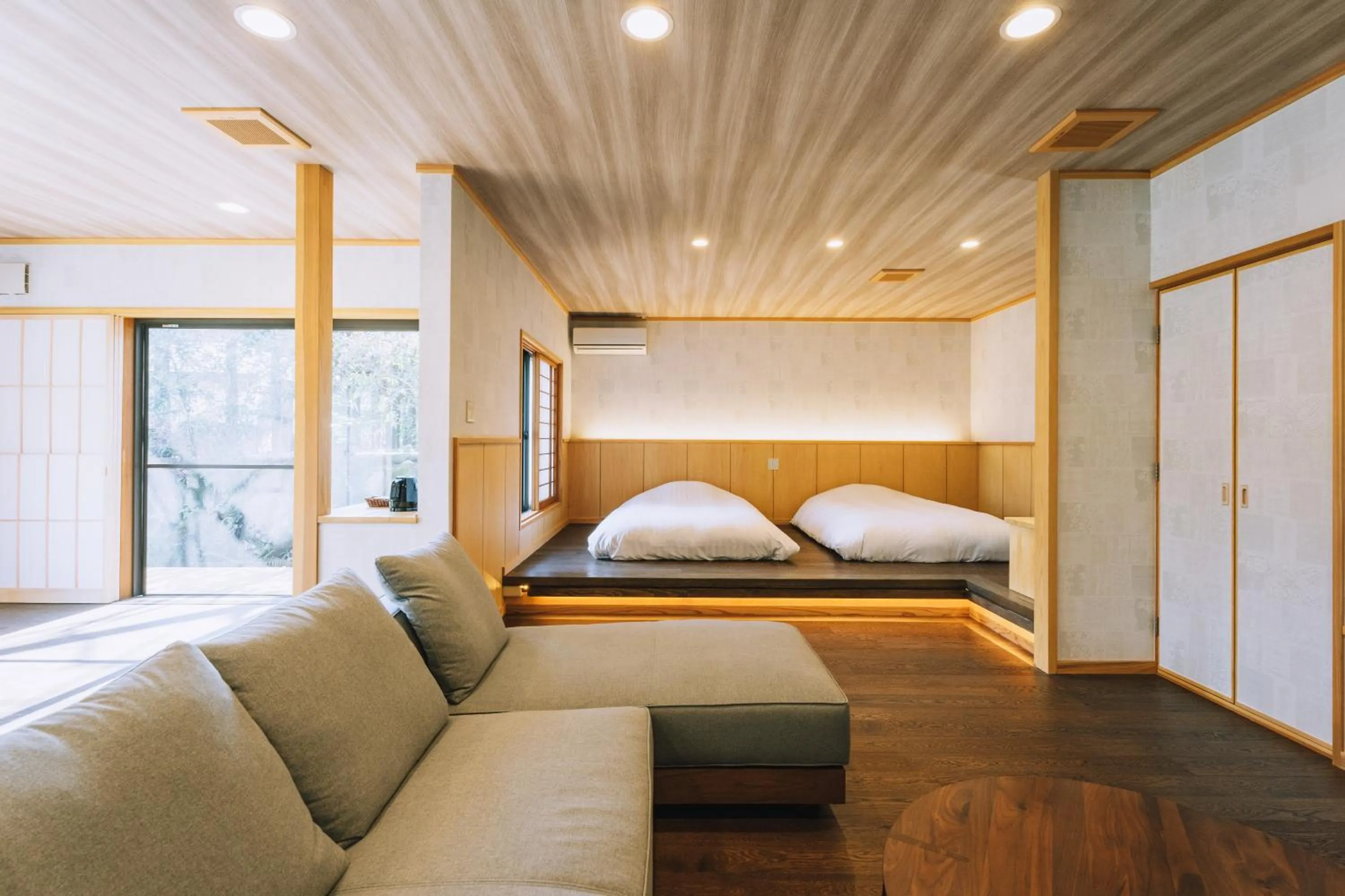 Bed in Tawarayama Onsen Ryokan Minawa