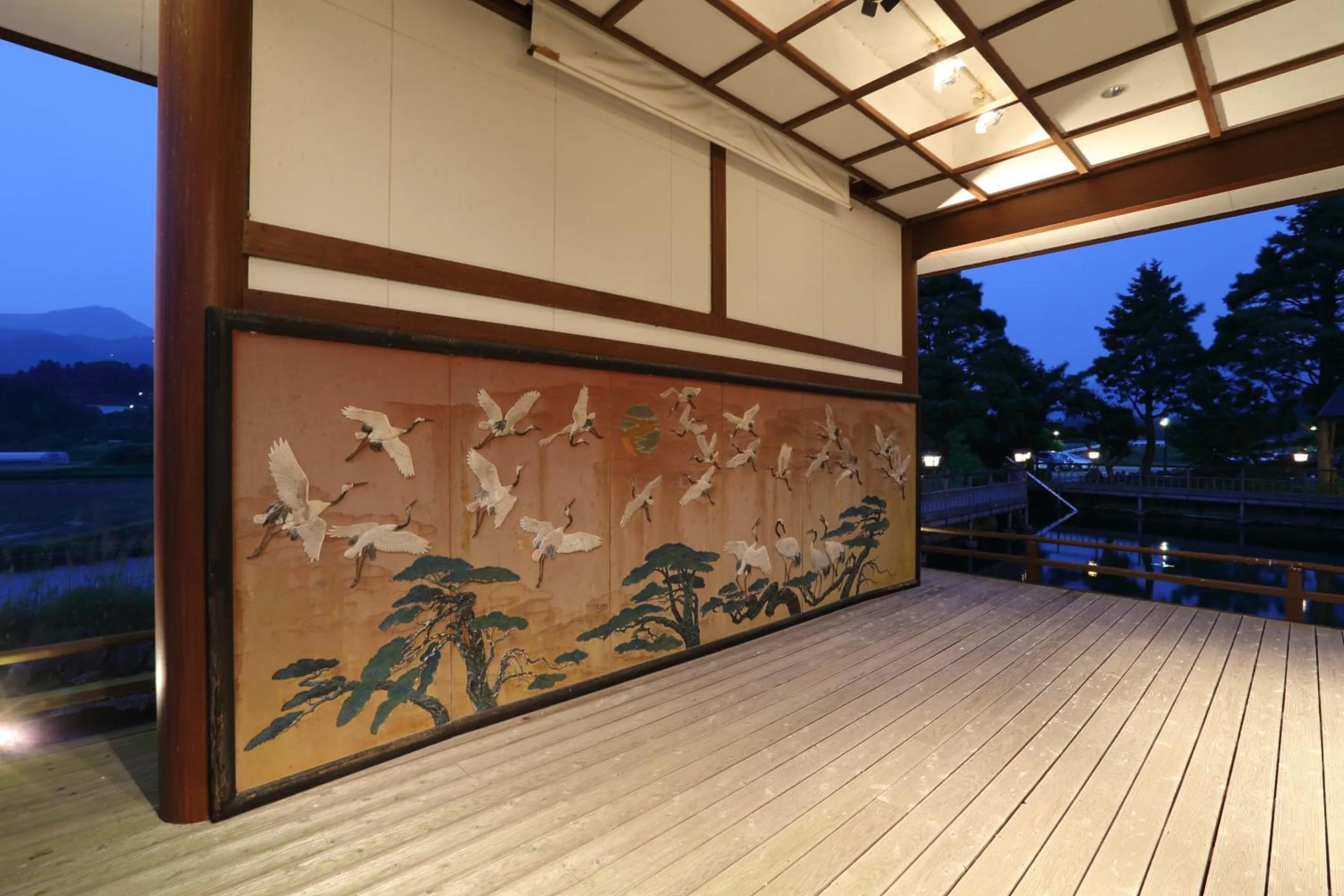 Decorative detail in Tawarayama Onsen Ryokan Minawa