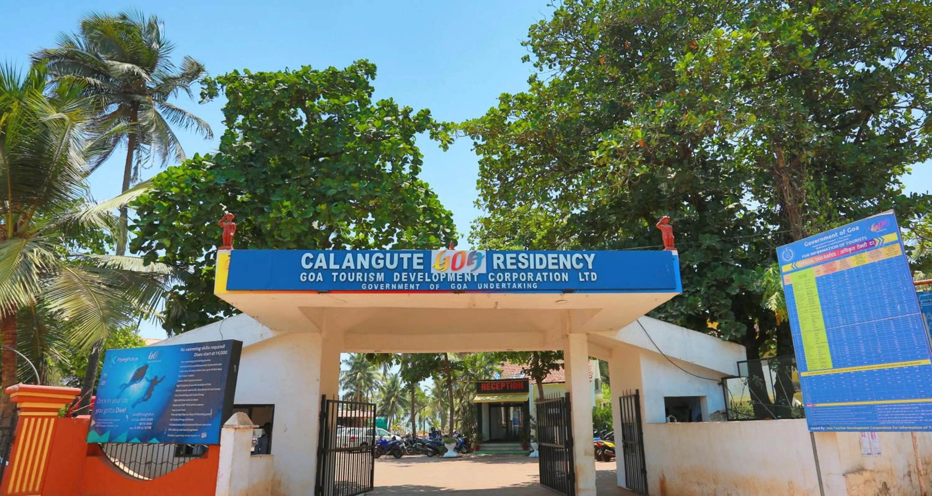Street view in Calangute Residency
