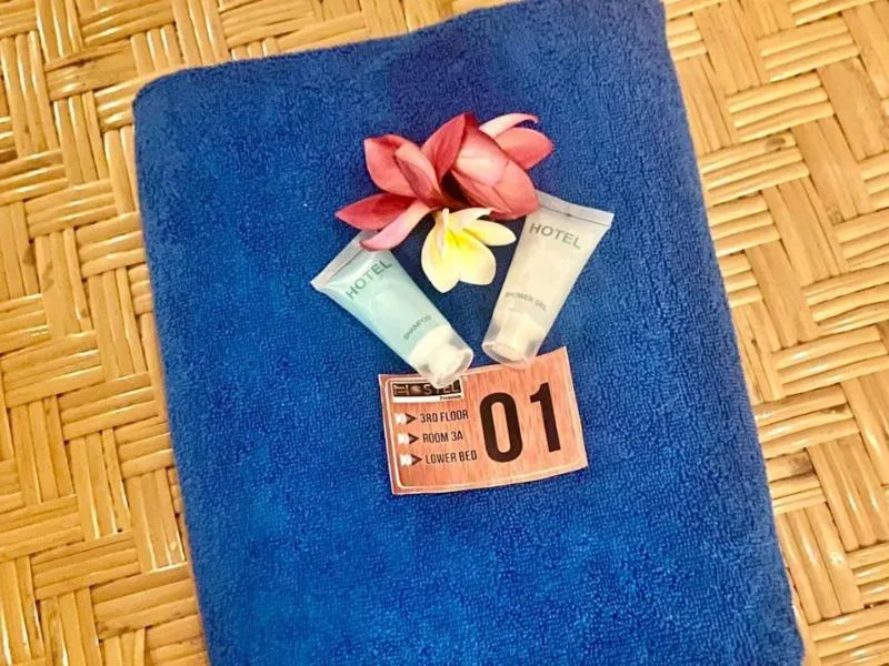 towels in TT Premium Hostel Vientiane