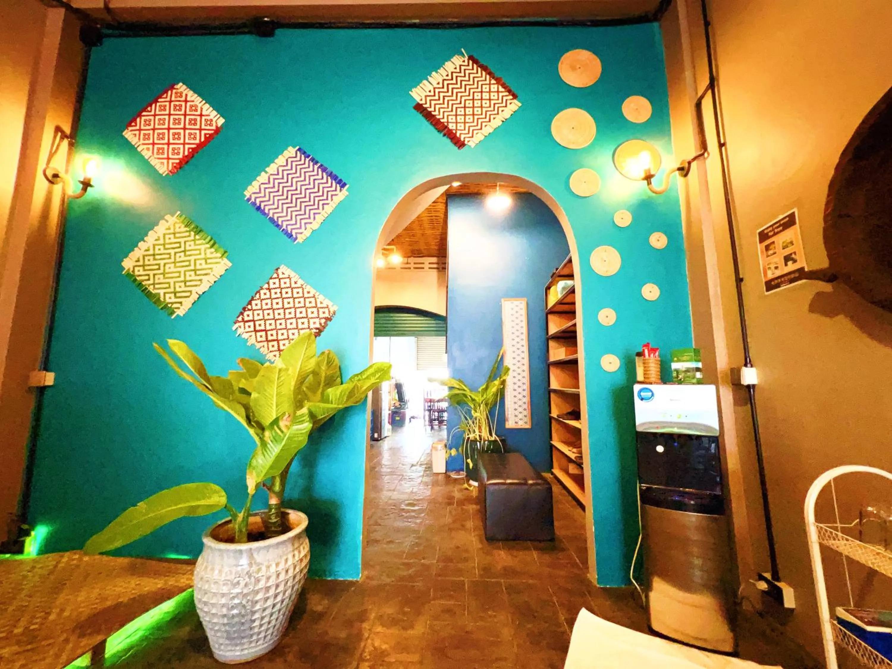 Lobby or reception in TT Premium Hostel Vientiane