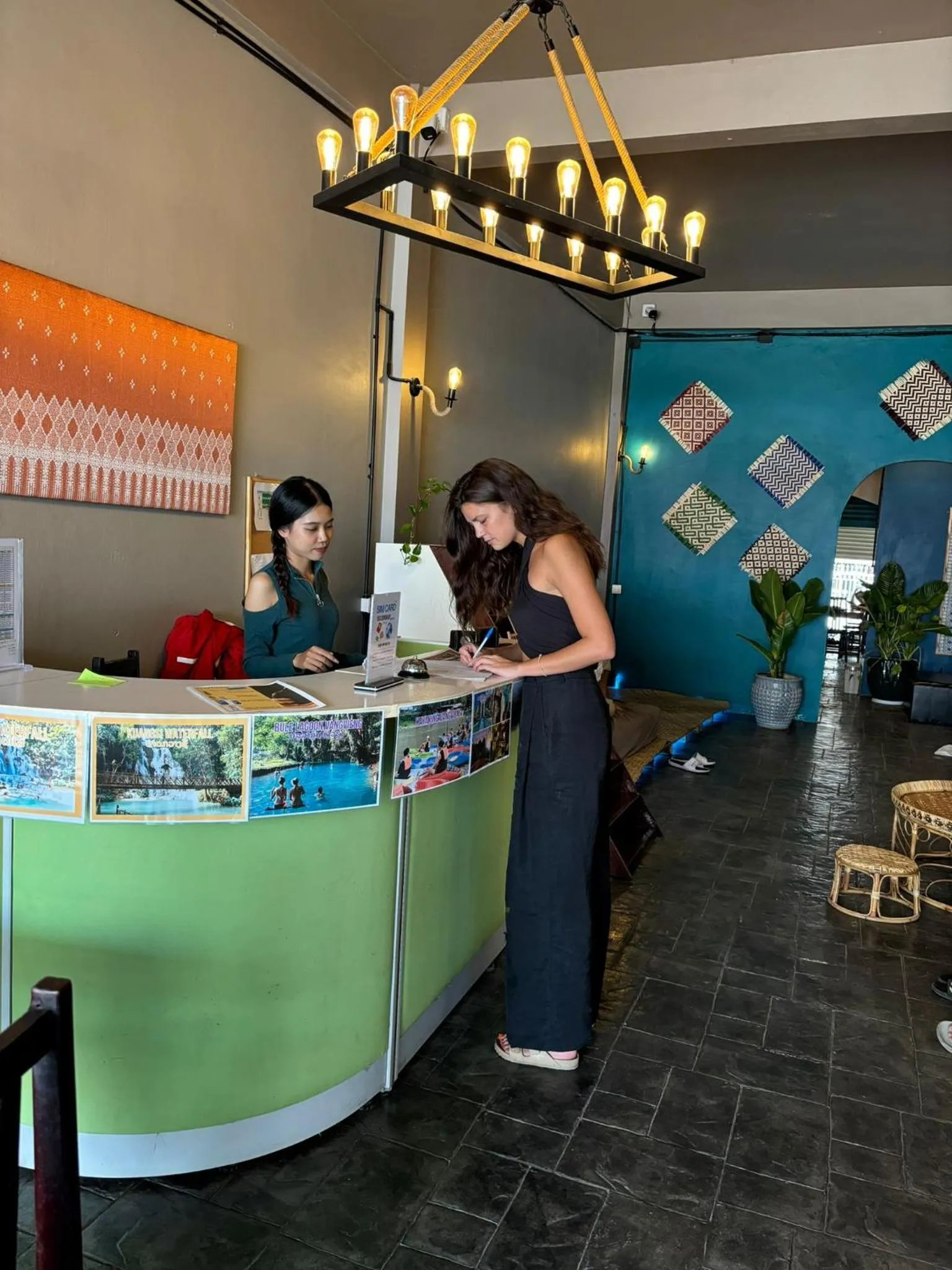 People in TT Premium Hostel Vientiane