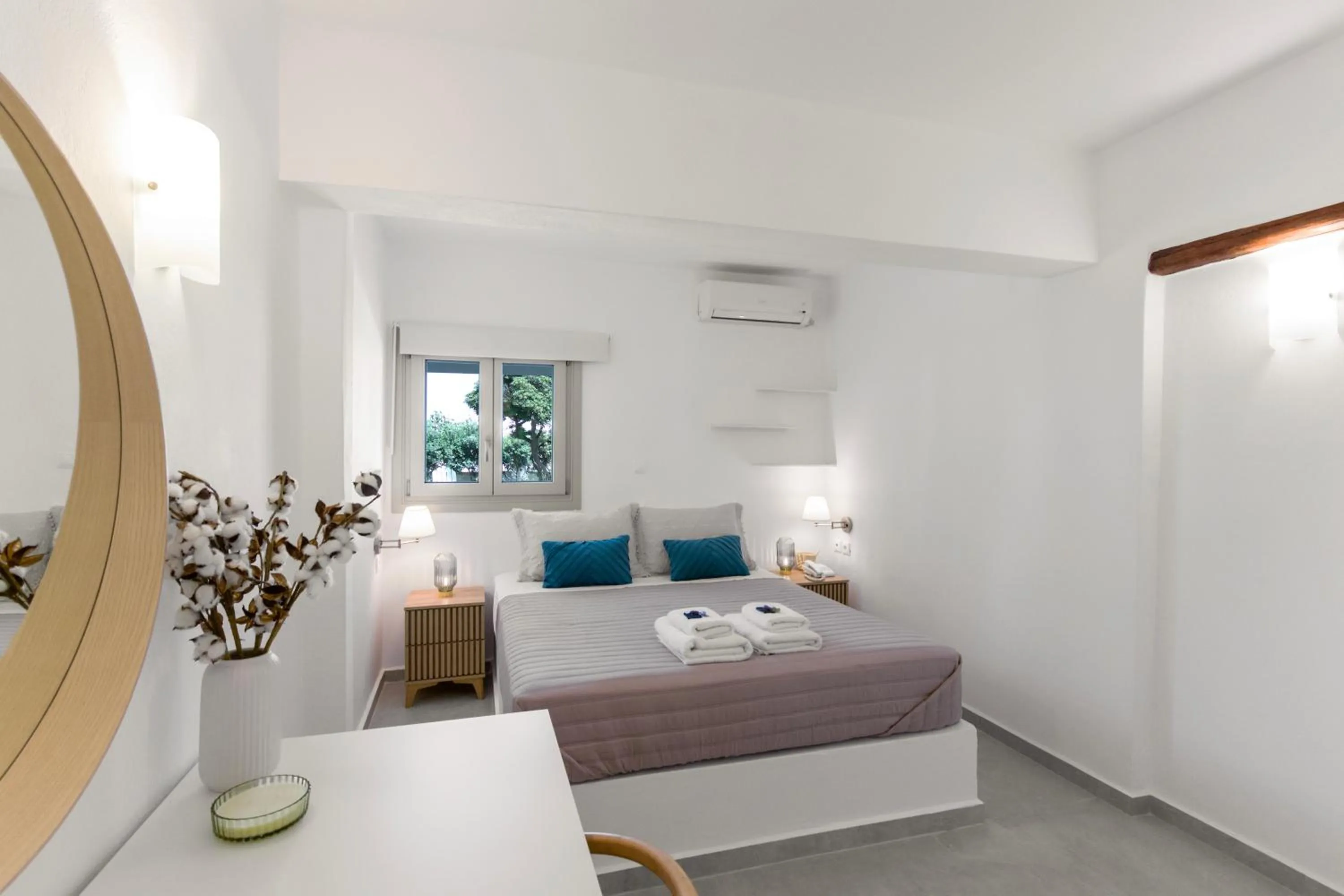 Bed in Margarita Studios Ambelas