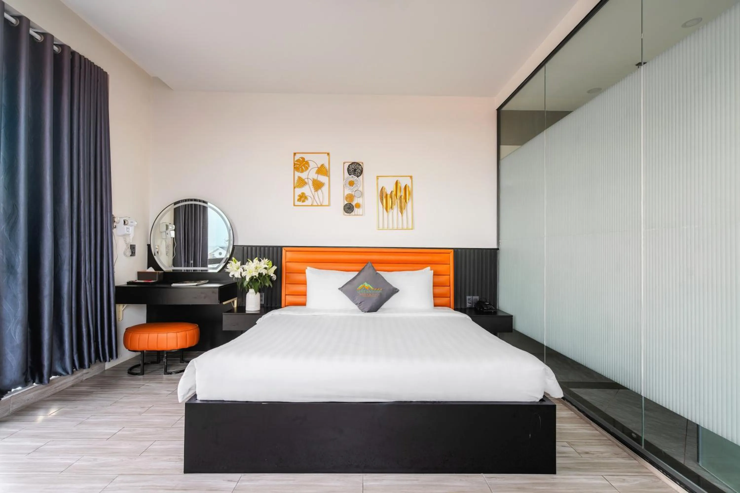 Bed in Greenview City Hotel