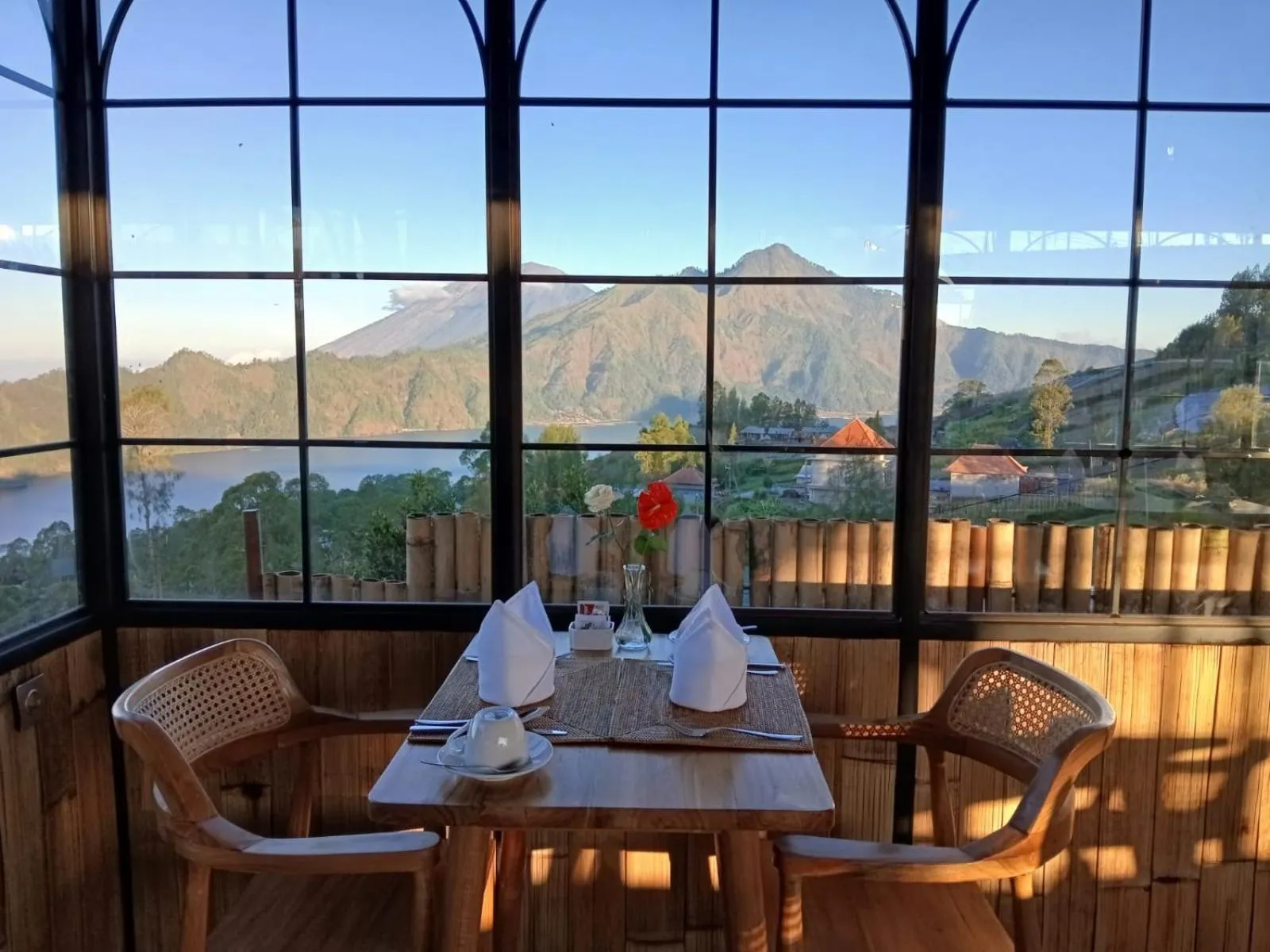 Restaurant/places to eat in The Dewi Eco Bamboo Villa