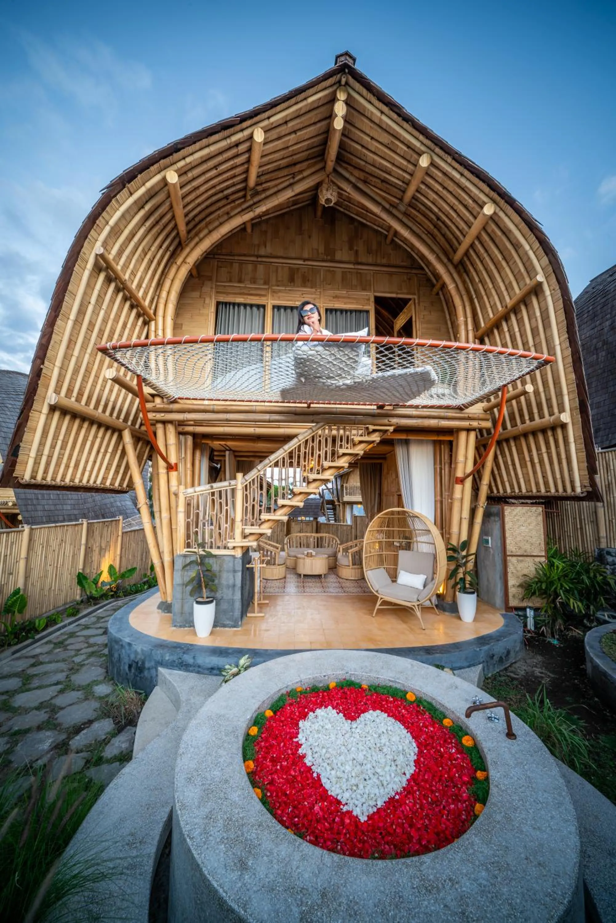 Property building in The Dewi Eco Bamboo Villa