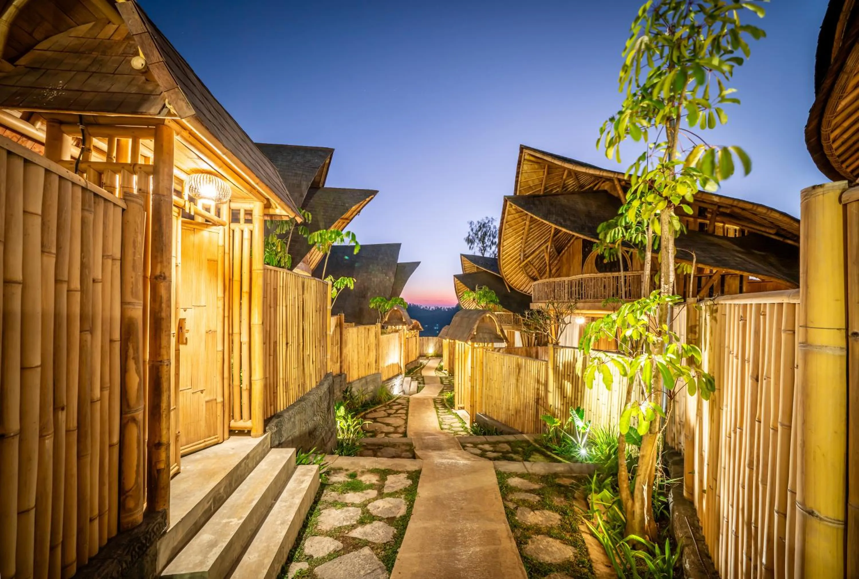 Property building in The Dewi Eco Bamboo Villa