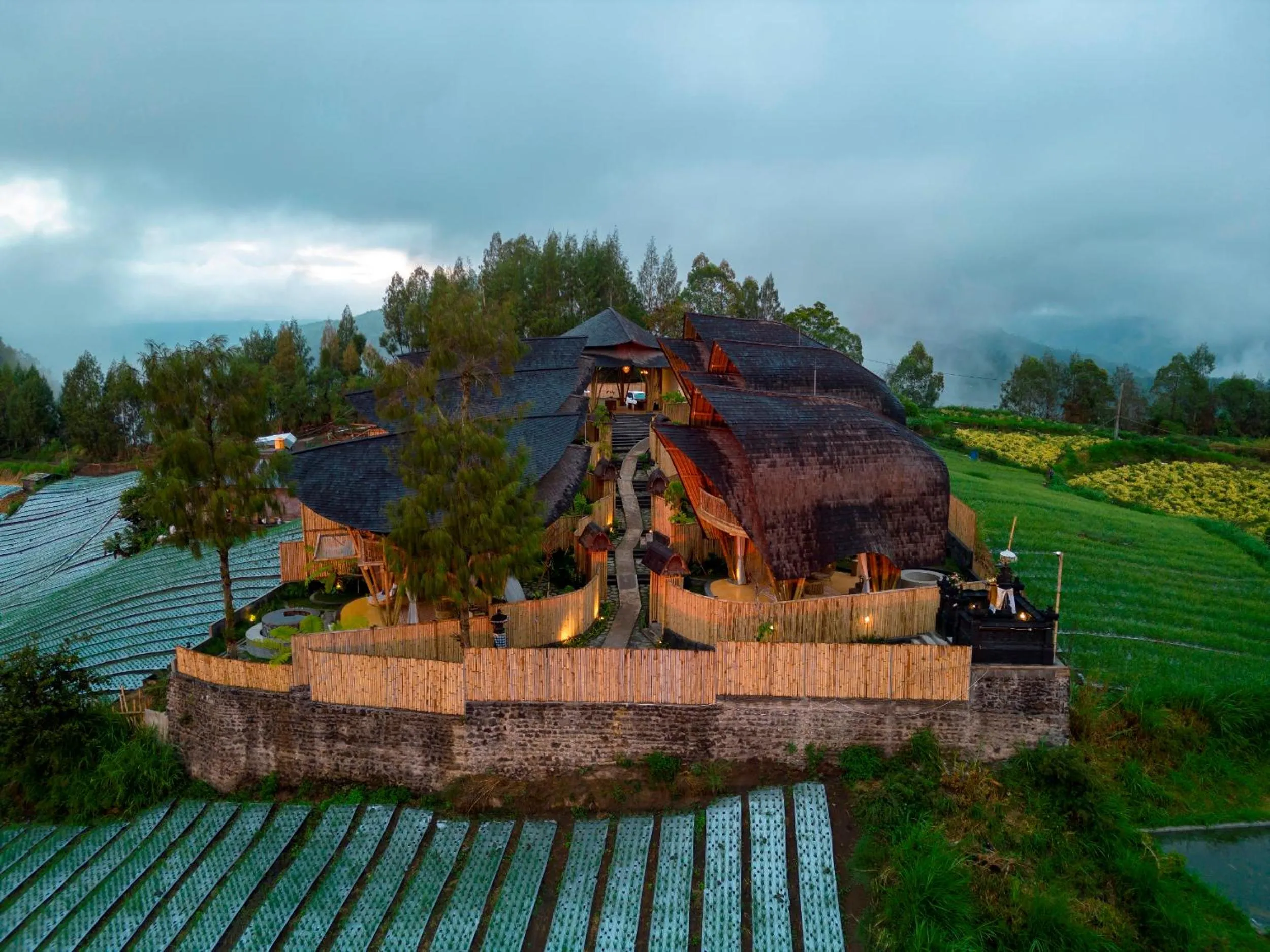 Property building in The Dewi Eco Bamboo Villa