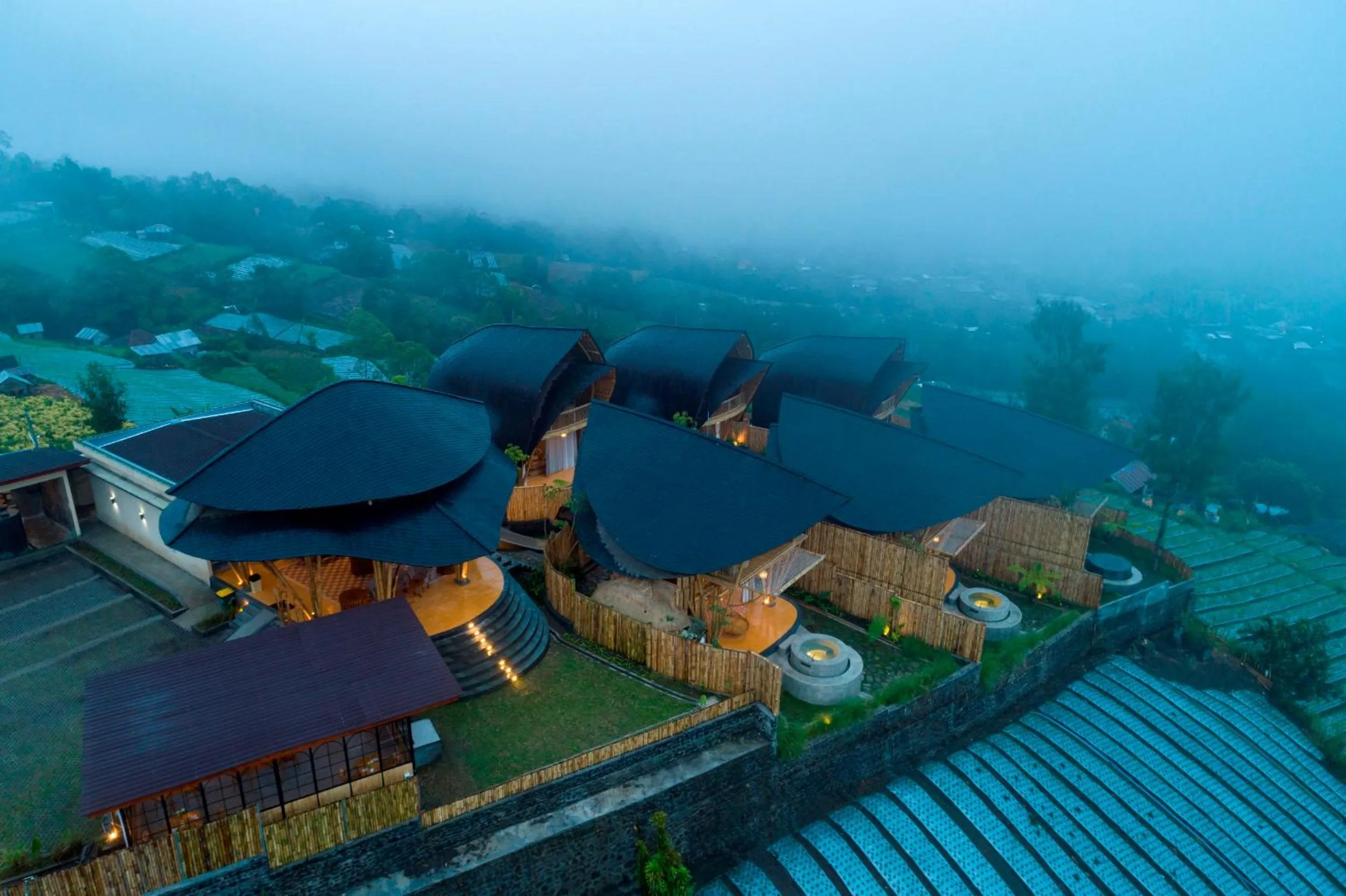 Property building in The Dewi Eco Bamboo Villa