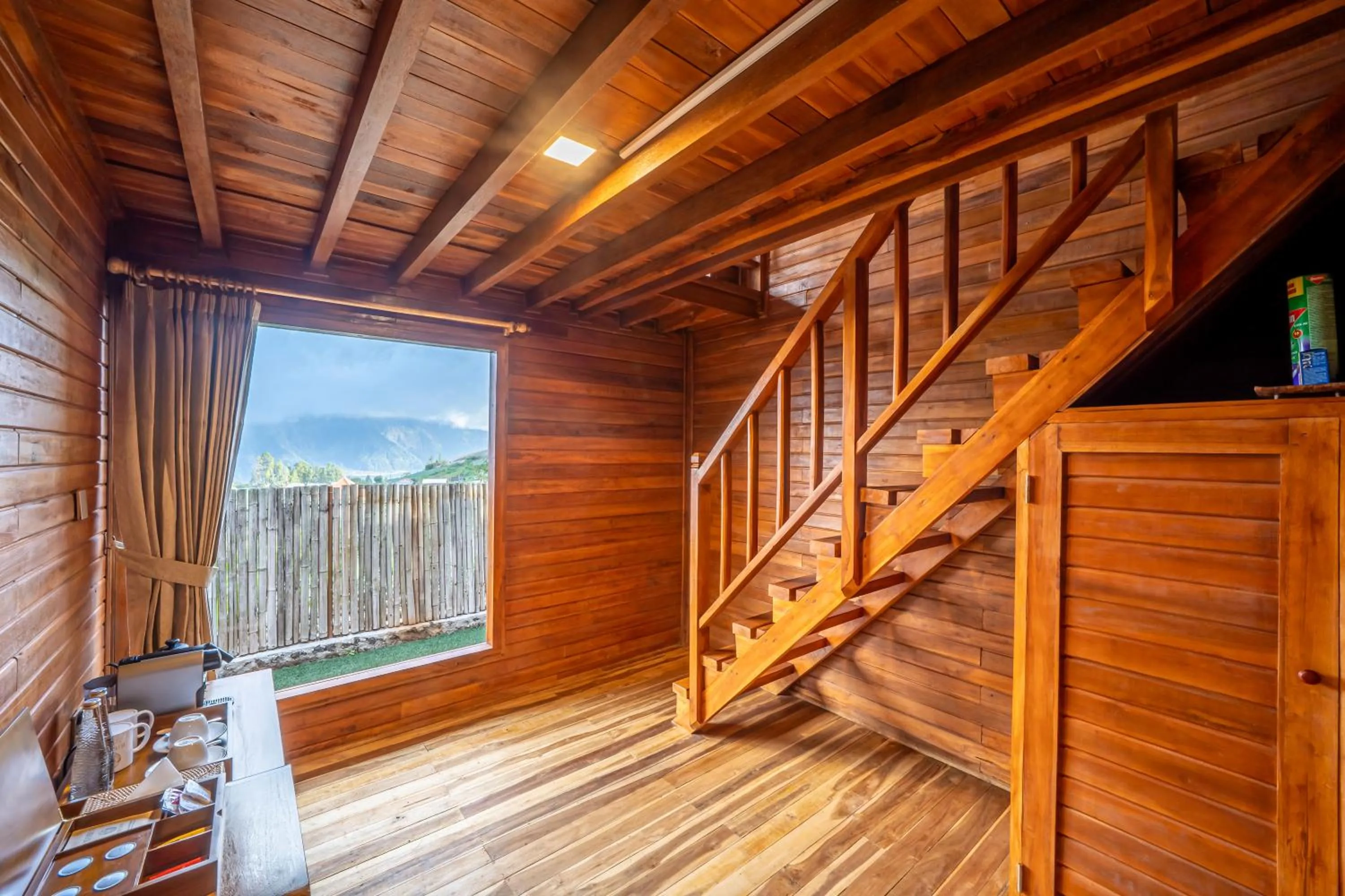 Bedroom in The Dewi Eco Bamboo Villa