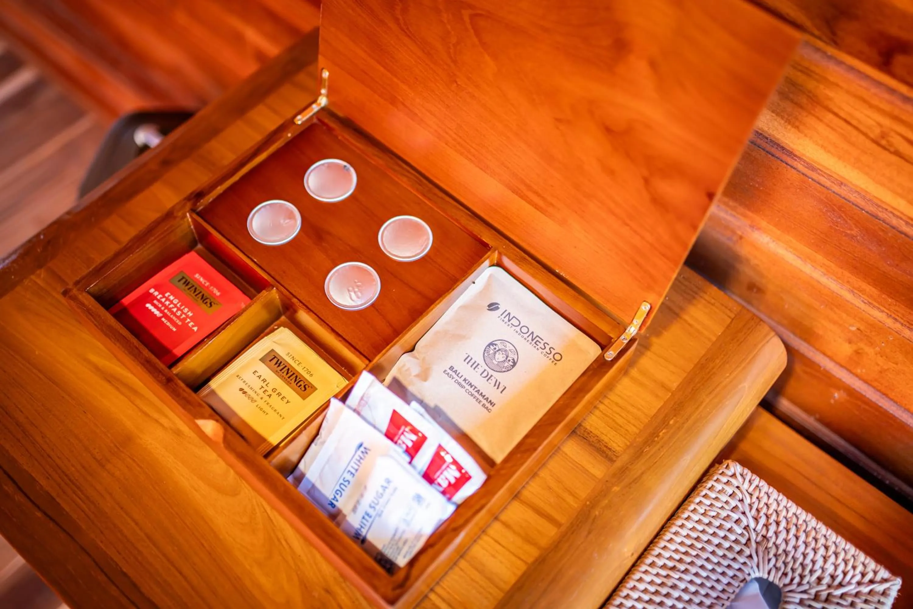 Coffee/tea facilities in The Dewi Eco Bamboo Villa