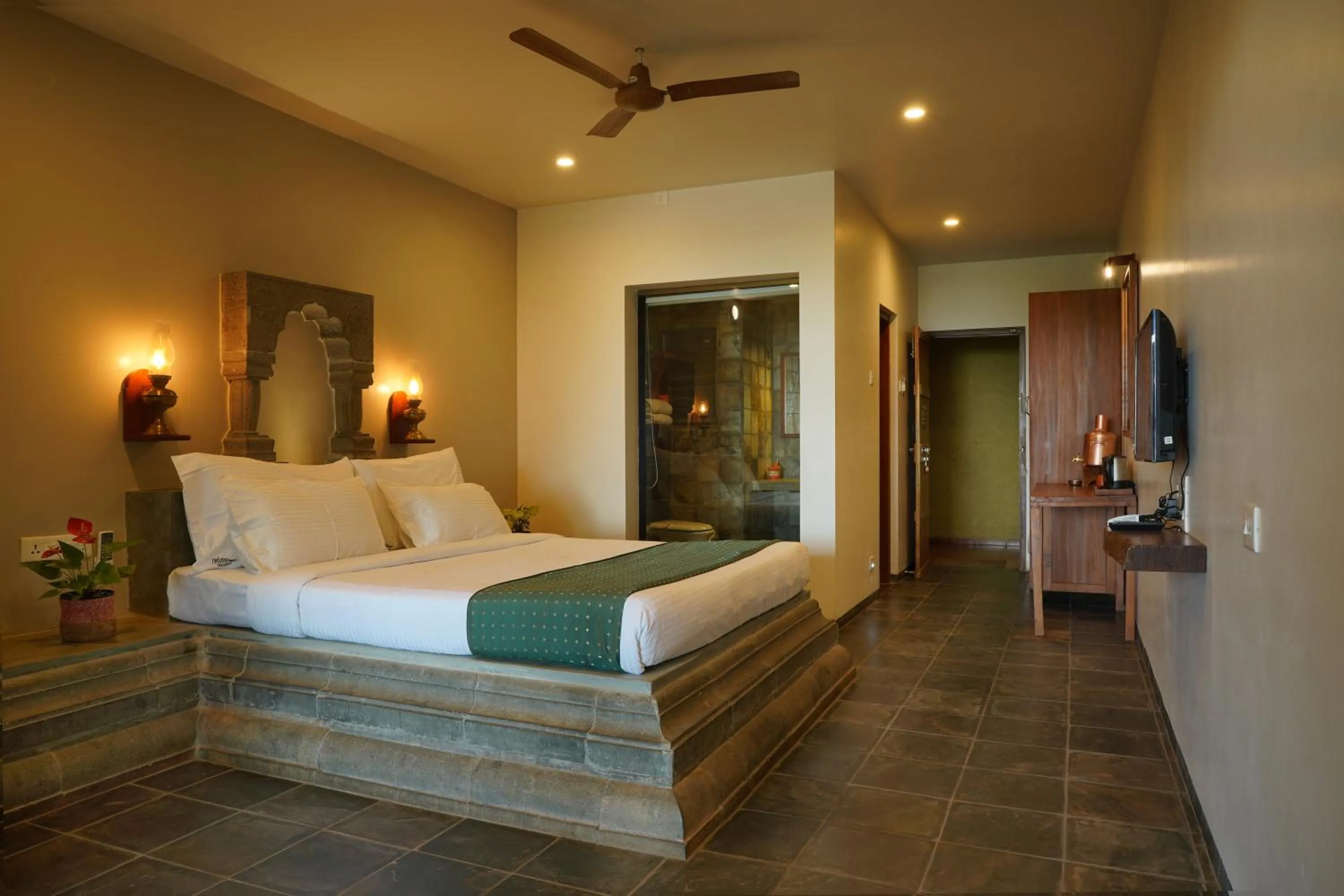 Patio in Nisarg Resort