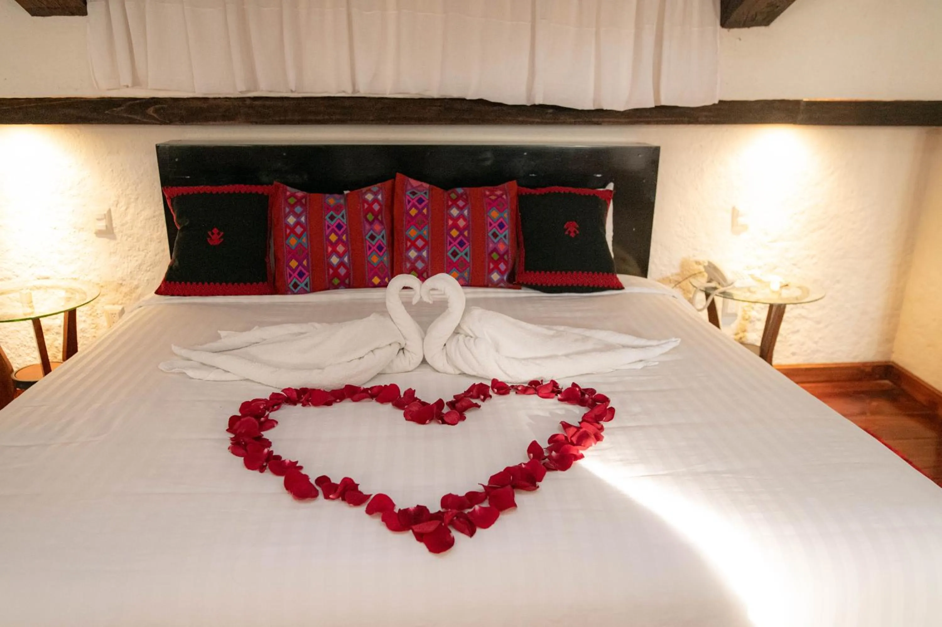 Bed in HOTEL PLAZA SAN CRISTOBAL INN