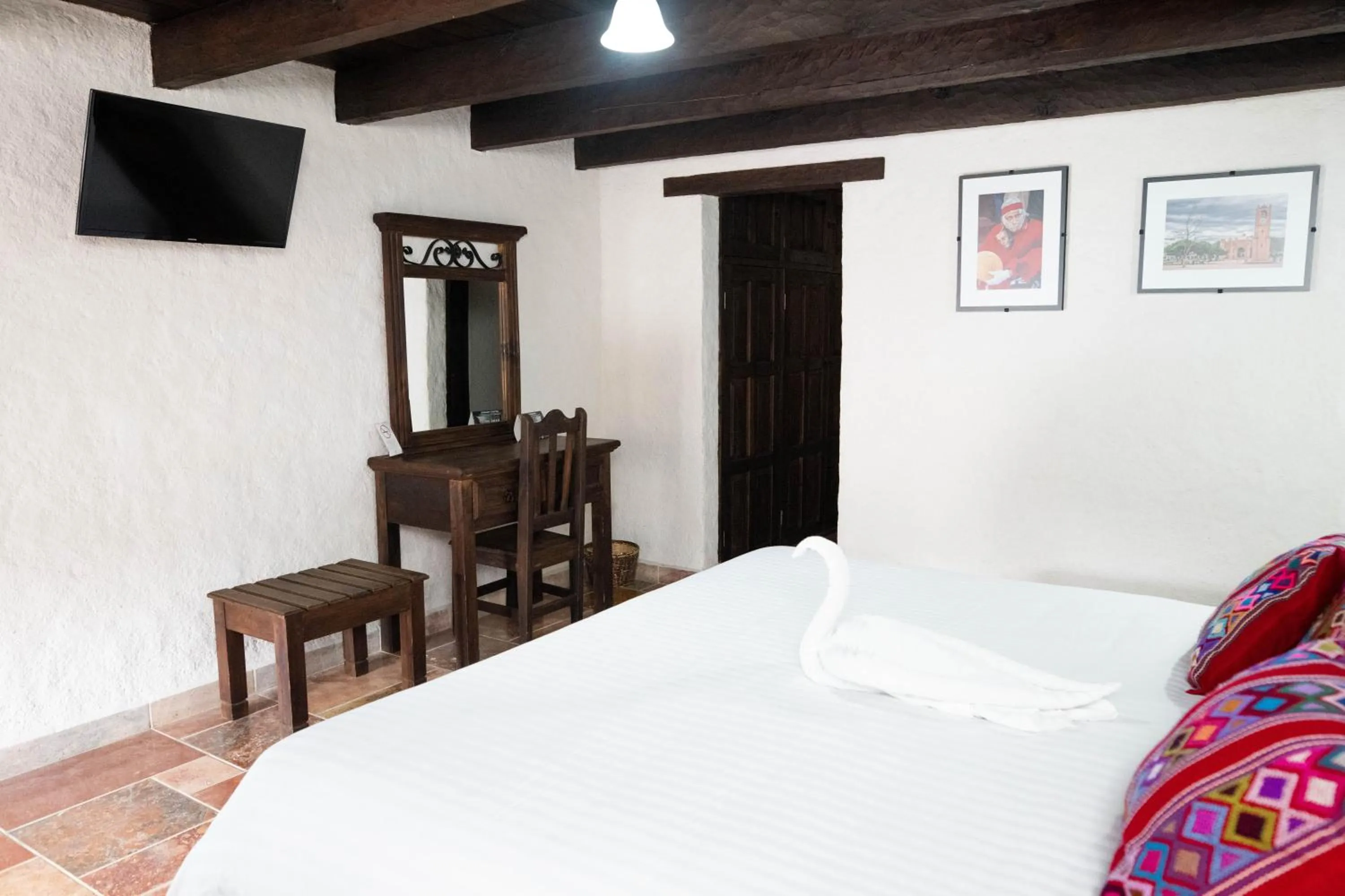 Bed in HOTEL PLAZA SAN CRISTOBAL INN