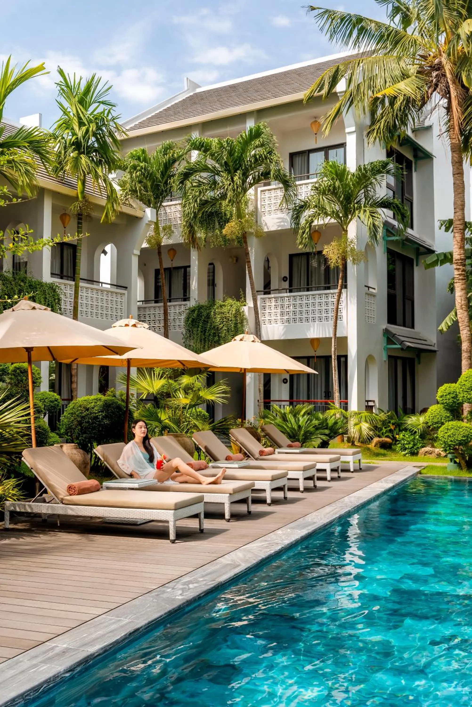 Garden view in The Saga Hotel Hoi An