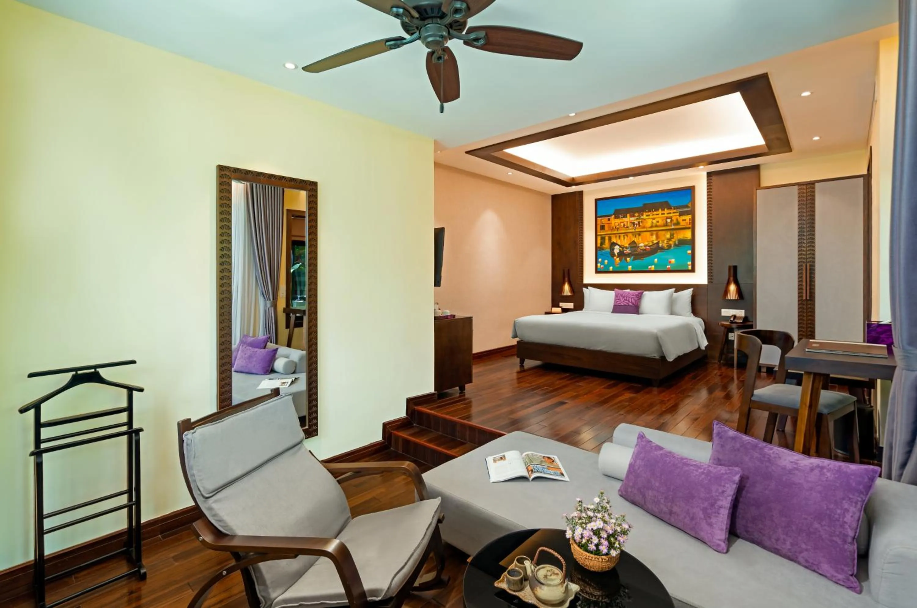 Bed in The Saga Hotel Hoi An