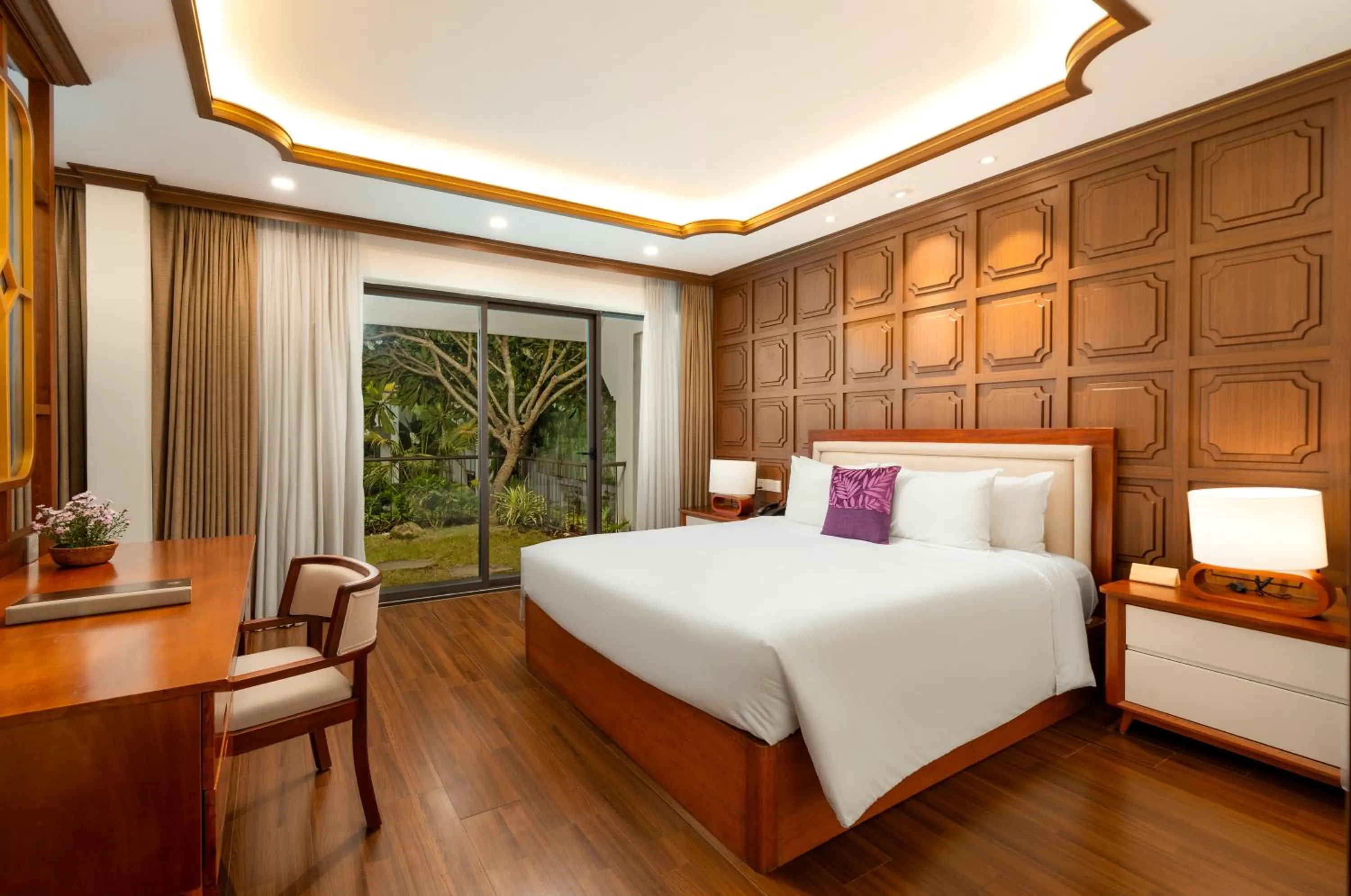 Bed in The Saga Hotel Hoi An