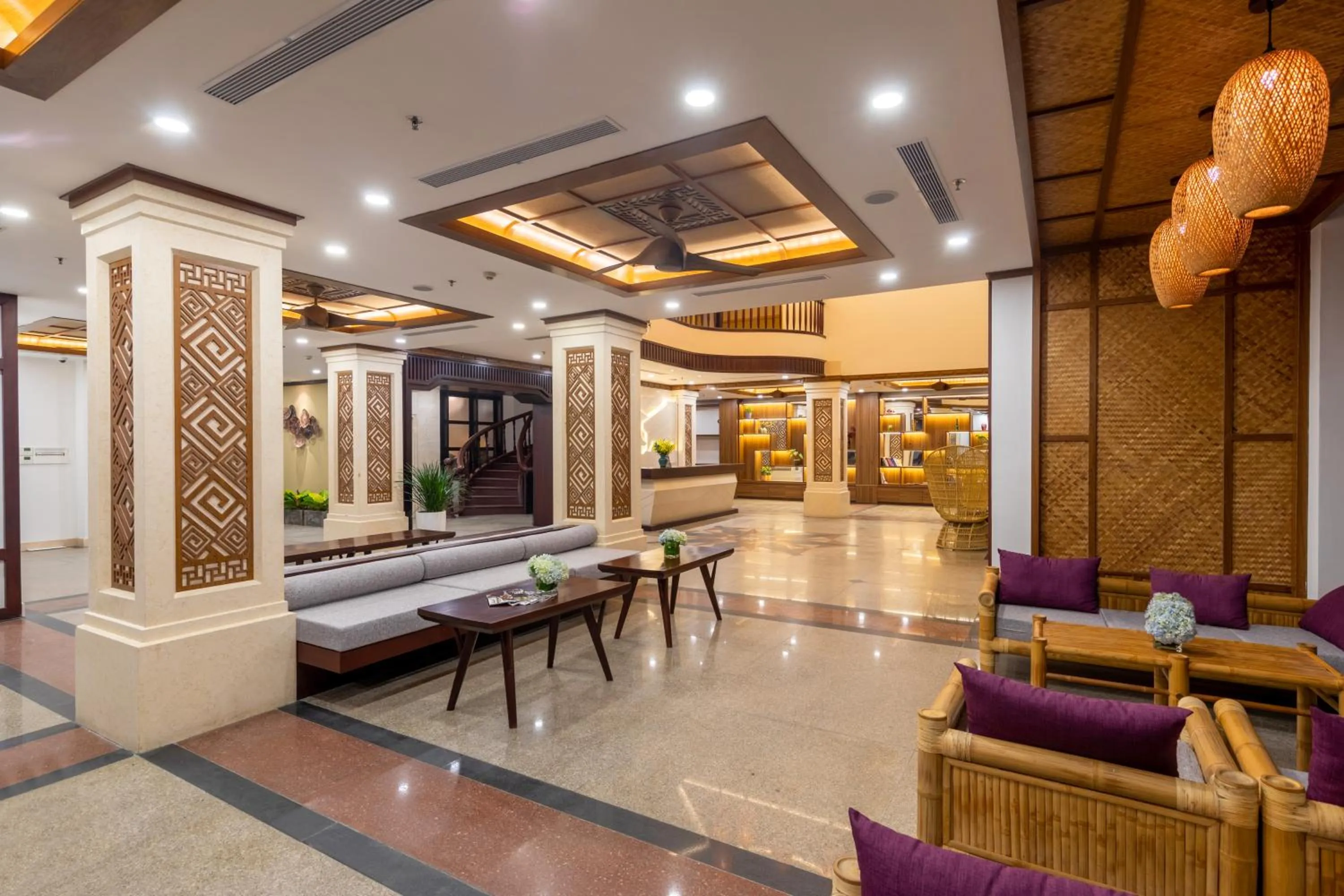 Lobby or reception in The Saga Hotel Hoi An