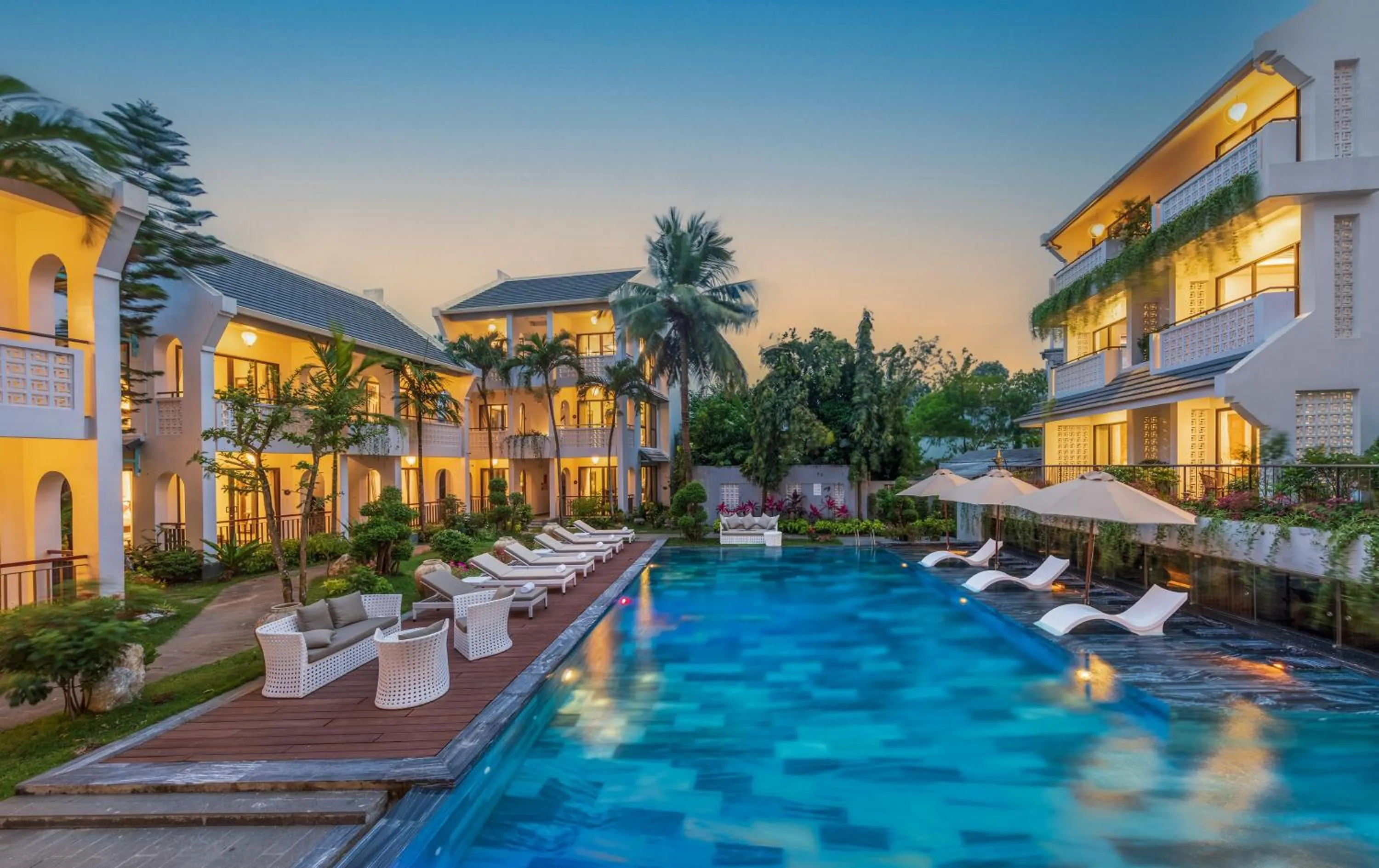 Property building in The Saga Hotel Hoi An