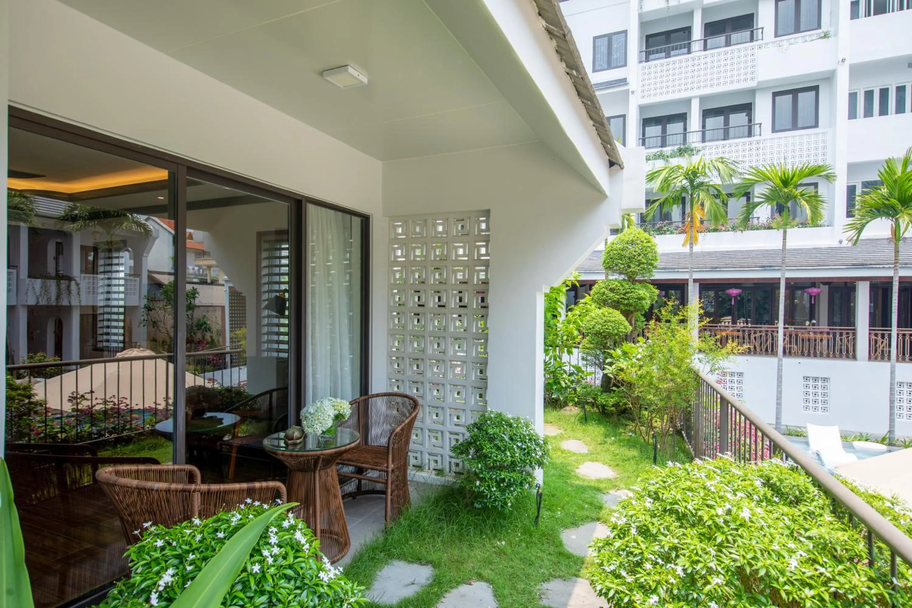 Patio in The Saga Hotel Hoi An