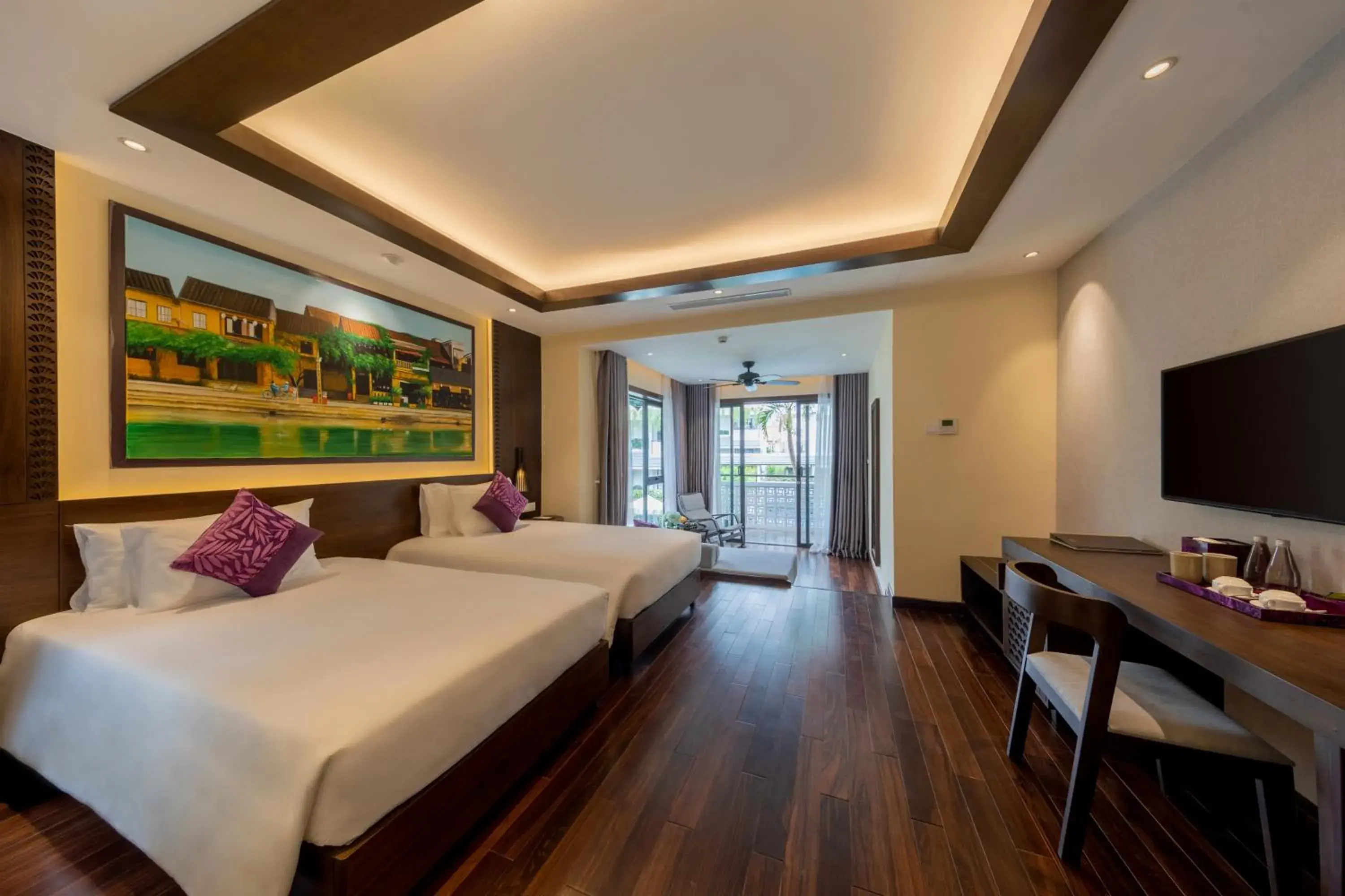 Suite Twin - Complimentary Daily Mini-bar in The Saga Hotel Hoi An Suite Twin - Complimentary Daily Mini-bar in The Saga Hotel Hoi An