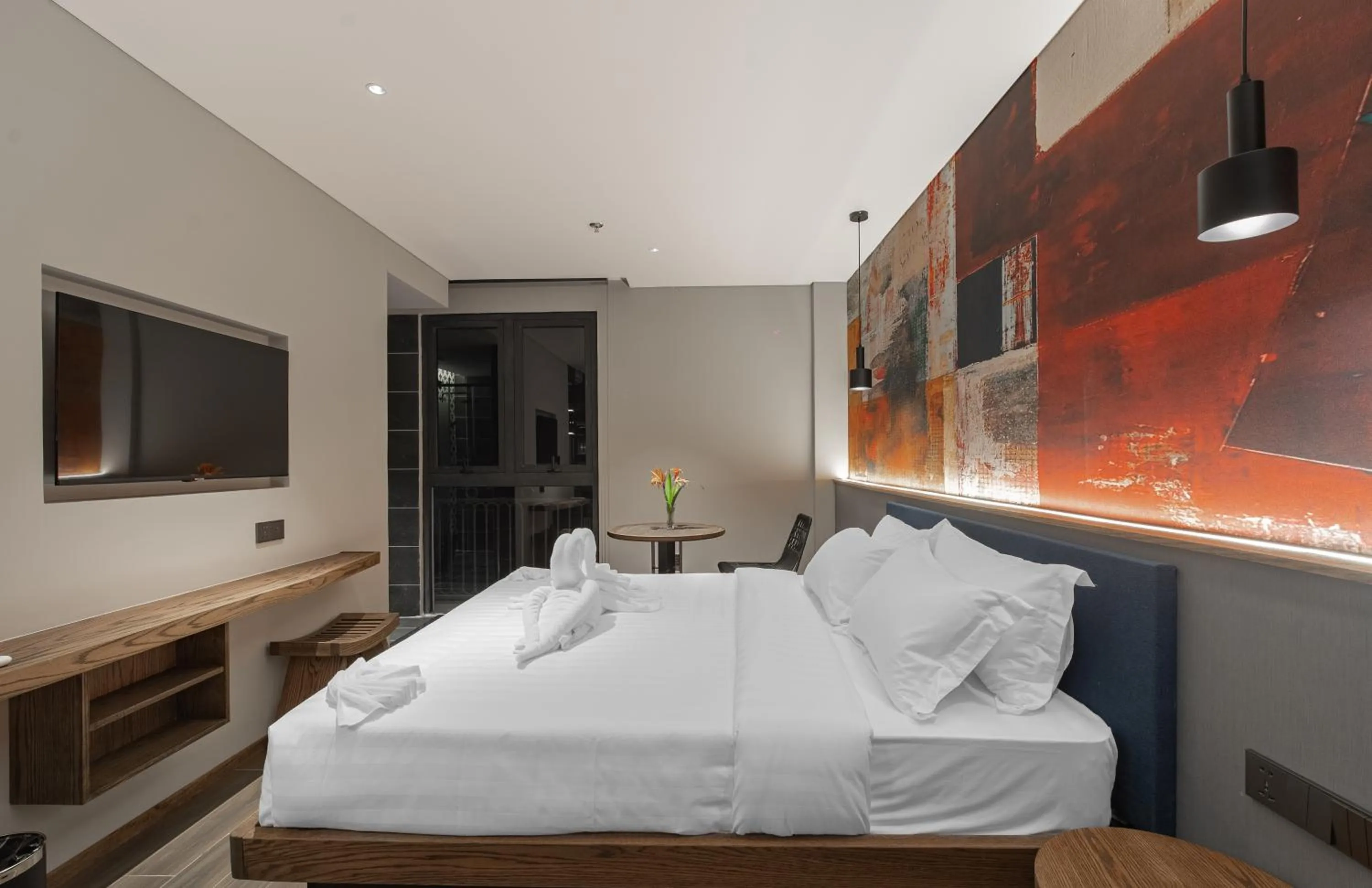 Photo of the whole room, Bed in TK Phu Quoc Hotel - Grand World Phu Quoc