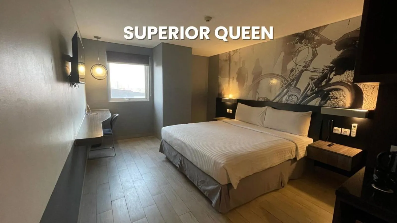 Bed in HORU HOTEL MANGGA DUA SQUARE