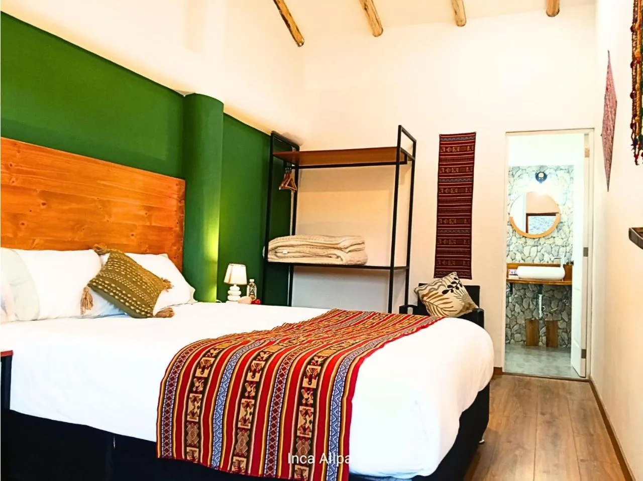 Bed in Hotel and Country House Valle Sagrado de los Incas