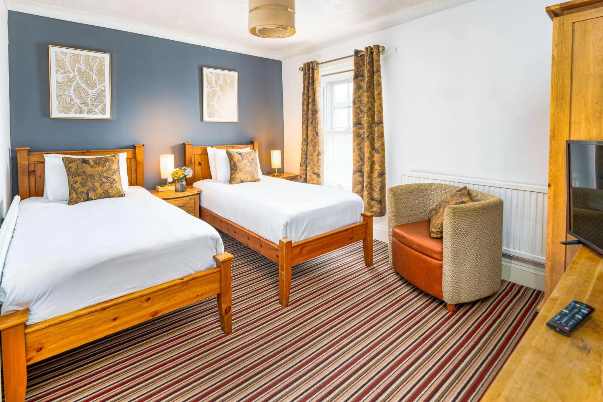 Bed in Boars Head Hotel