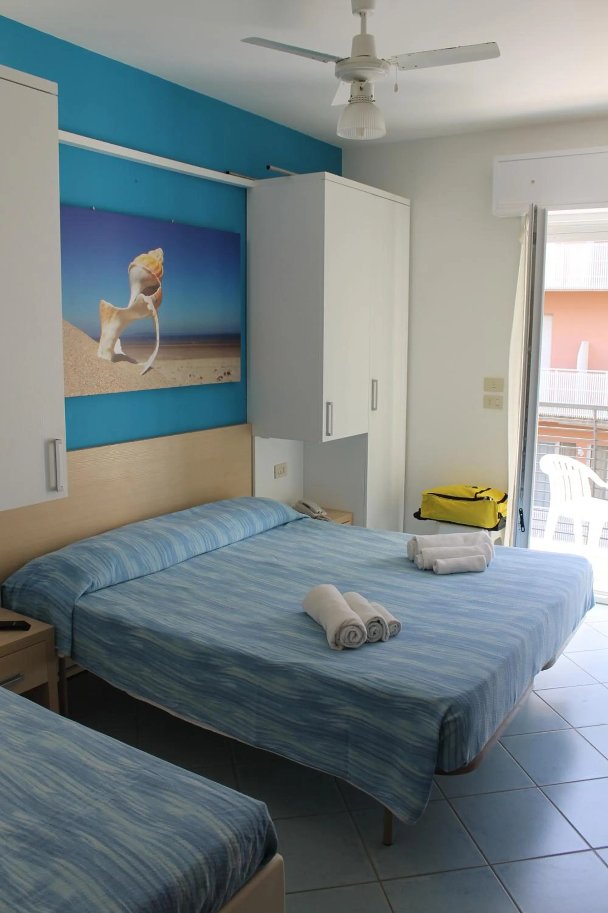 Bed in Hotel Esperia