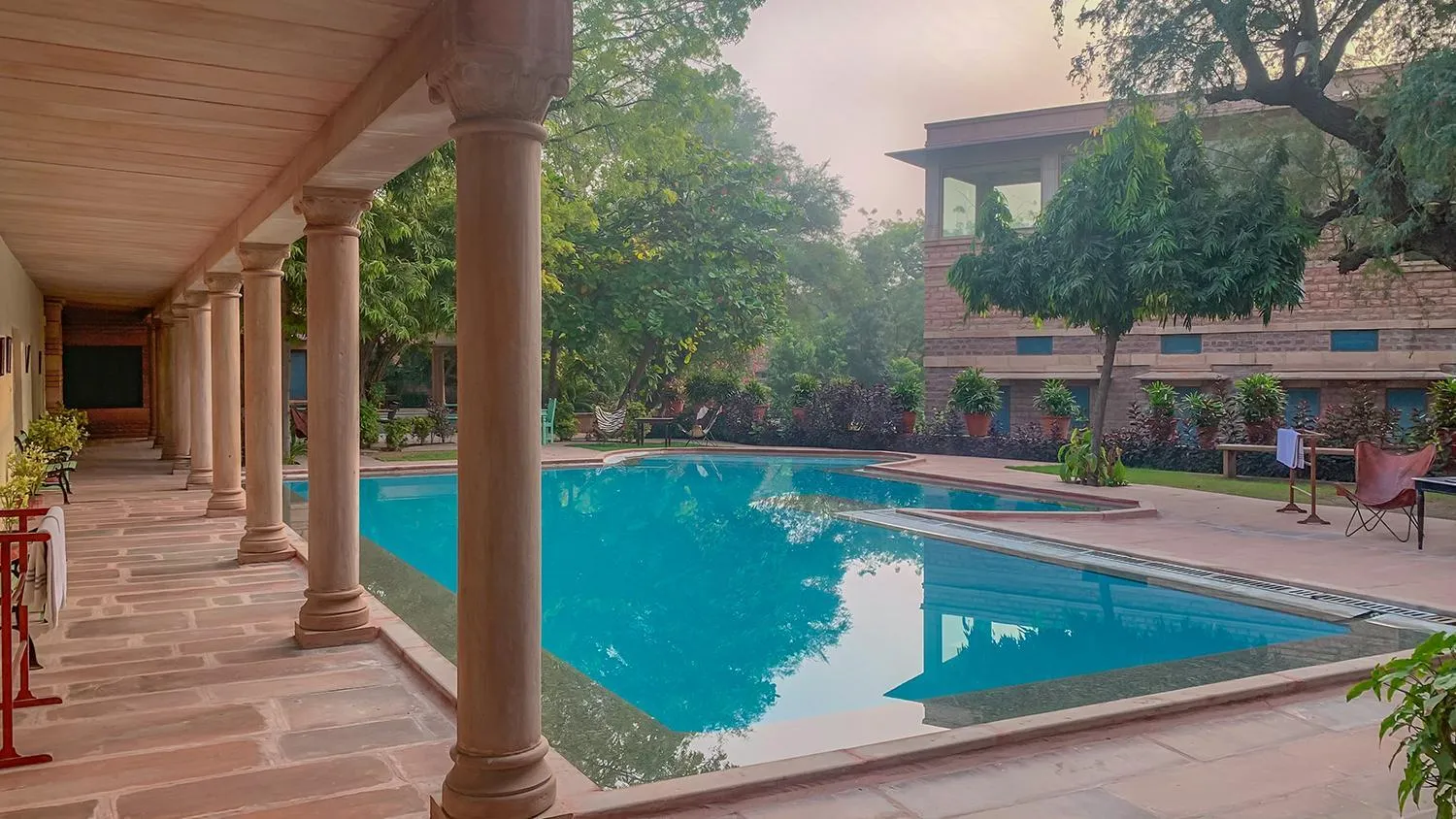 Swimming pool in Polo Heritage Hotel