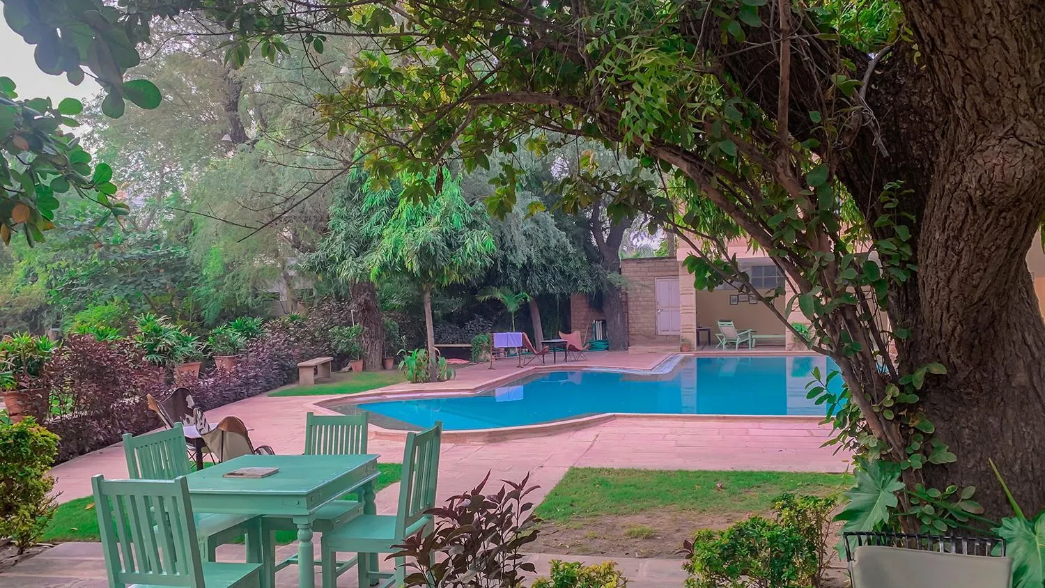 Swimming pool in Polo Heritage Hotel
