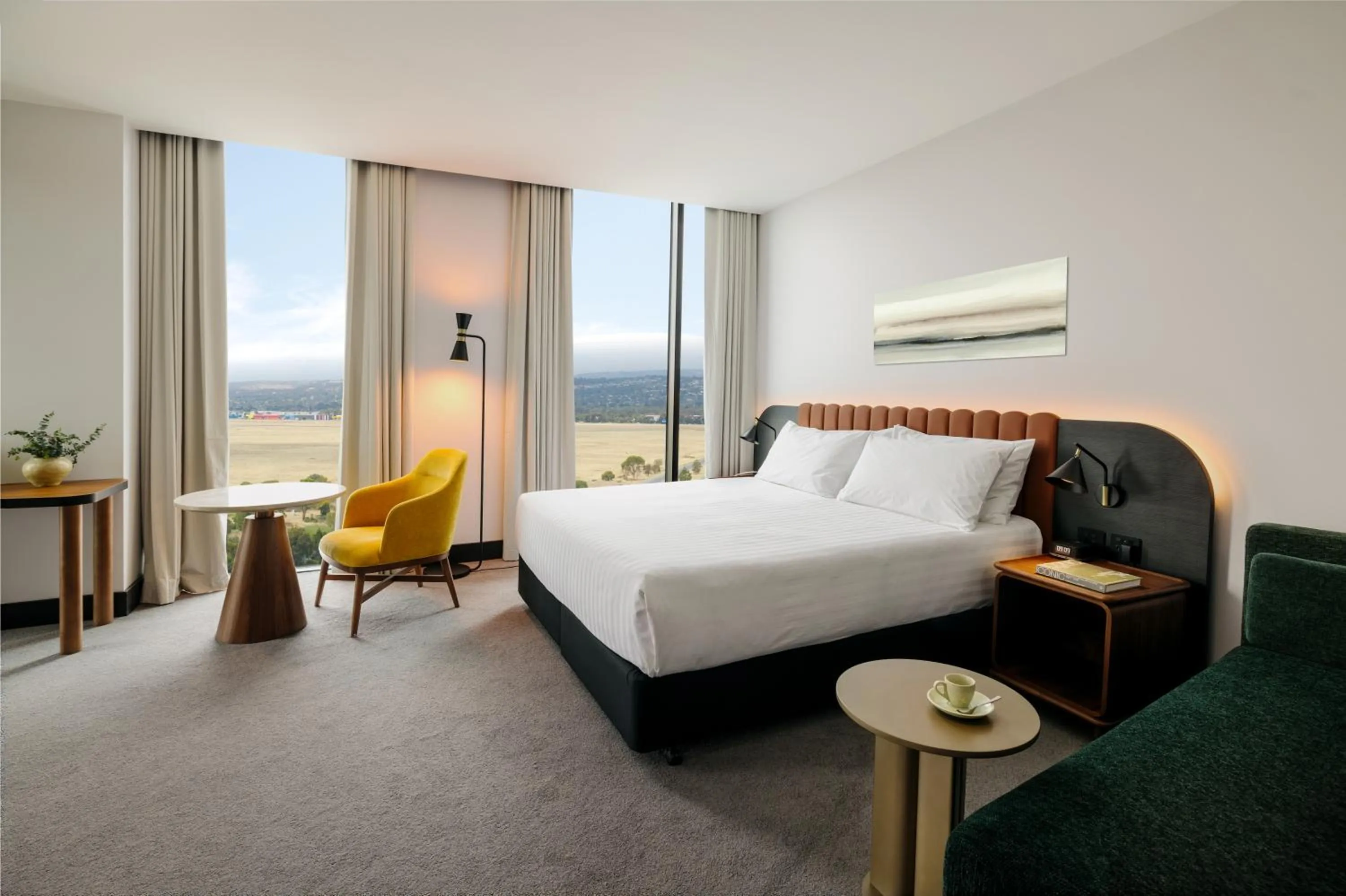 Bed in Crowne Plaza Adelaide Mawson Lakes by IHG