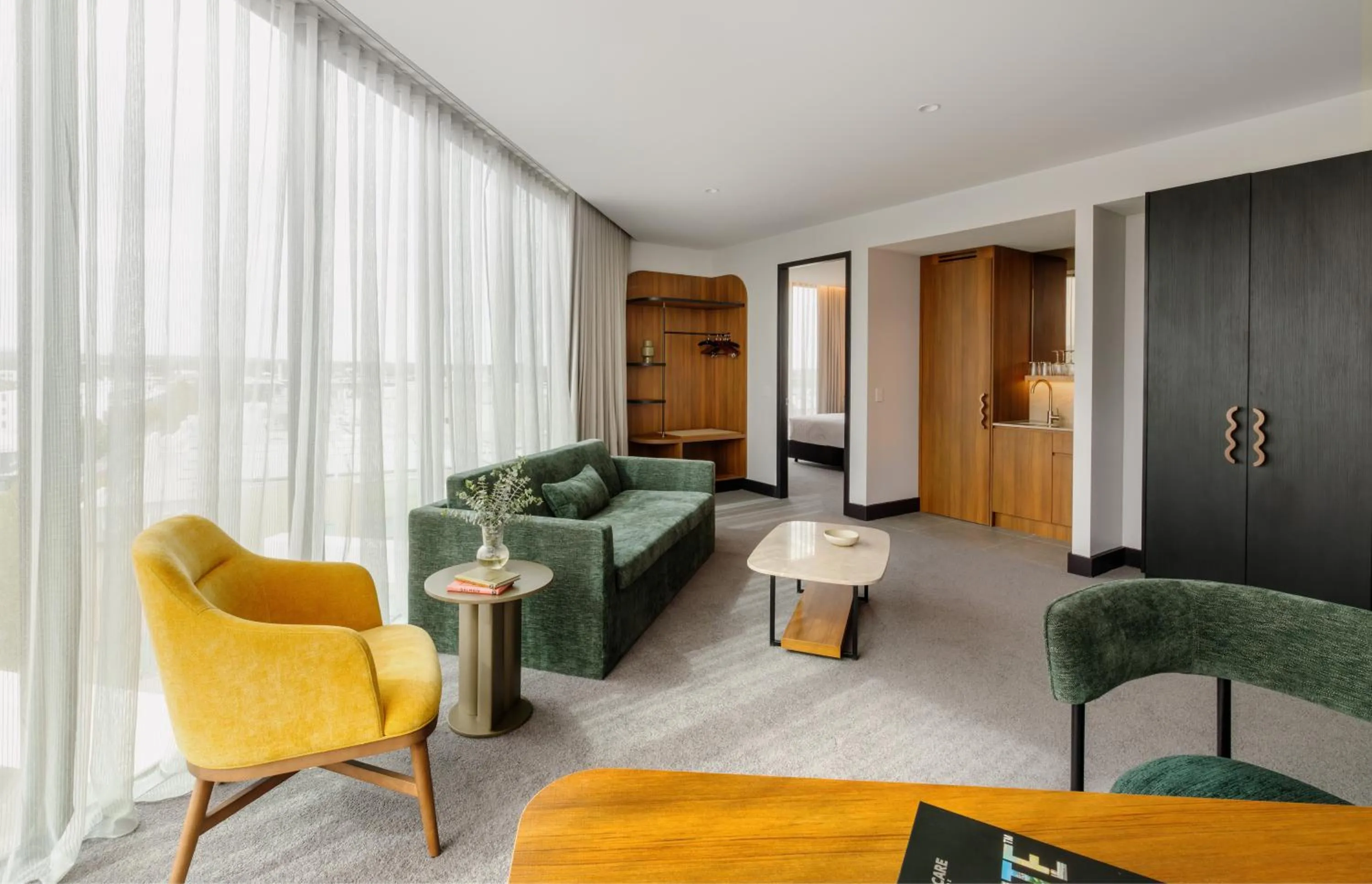 Living room in Crowne Plaza Adelaide Mawson Lakes by IHG