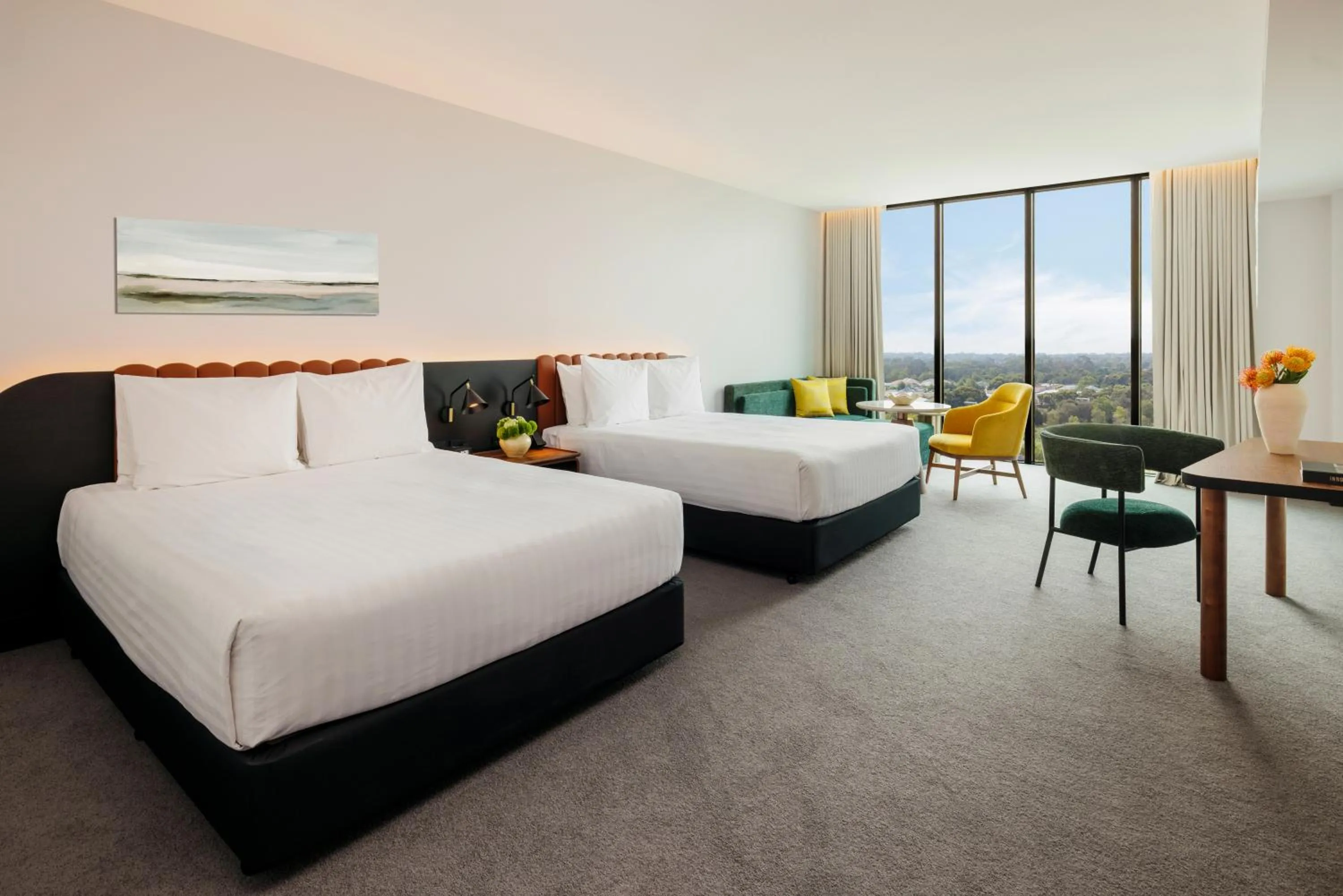 Bed in Crowne Plaza Adelaide Mawson Lakes by IHG
