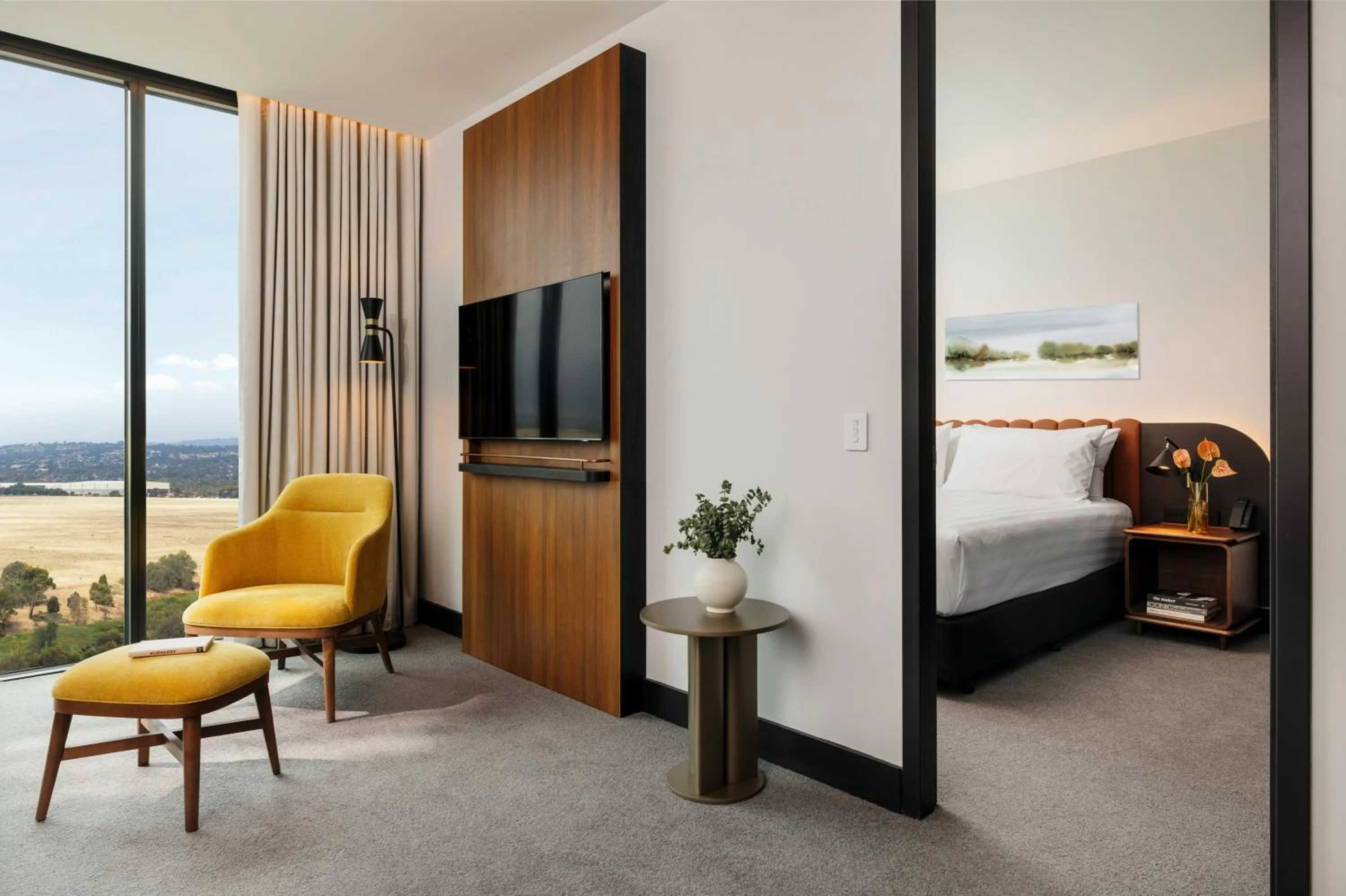 Bed in Crowne Plaza Adelaide Mawson Lakes by IHG