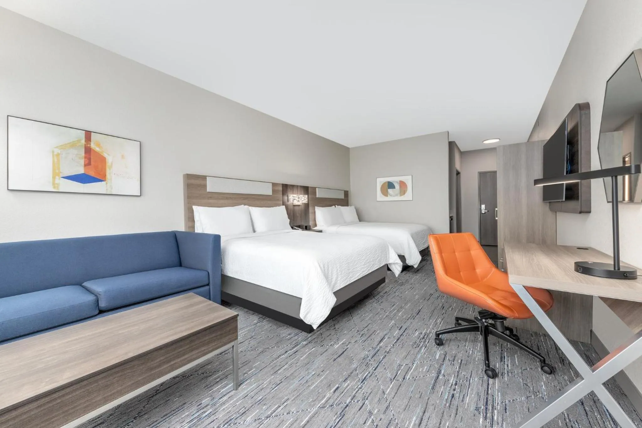 Photo of the whole room, Bed in Holiday Inn Express & Suites Austin Airport East by IHG