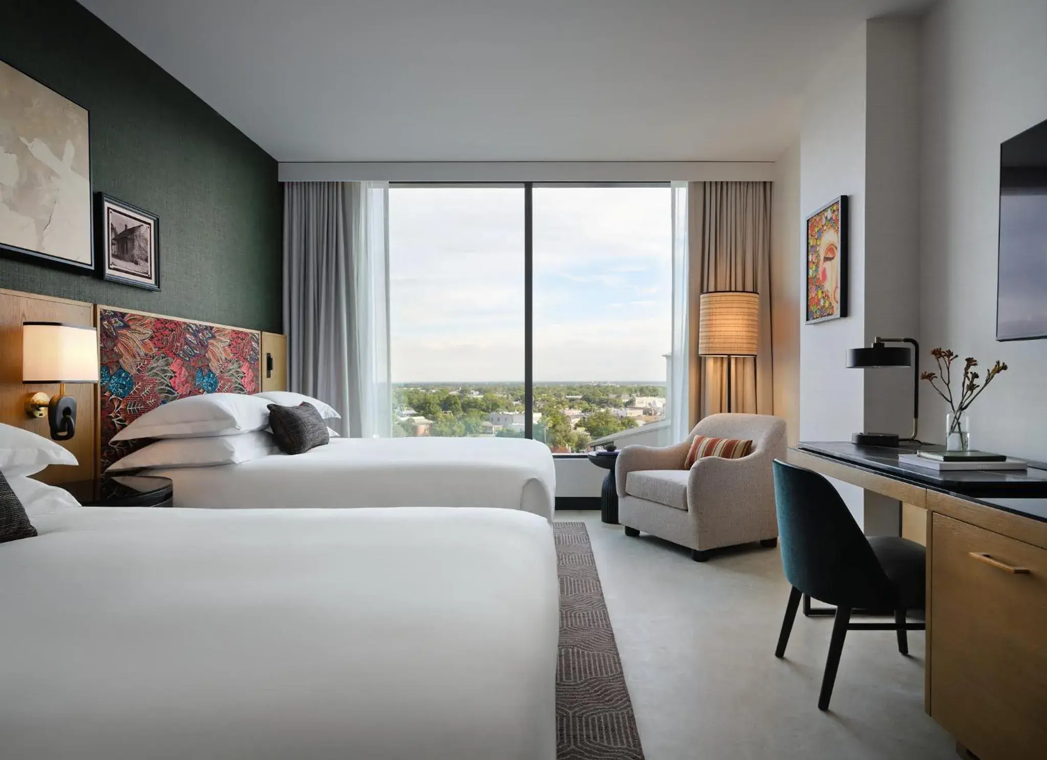 Standard Queen Room with Two Queen Beds - Hearing Accessible in Kimpton Santo San Antonio - Riverwalk by IHG Standard Queen Room with Two Queen Beds - Hearing Accessible in Kimpton Santo San Antonio - Riverwalk by IHG