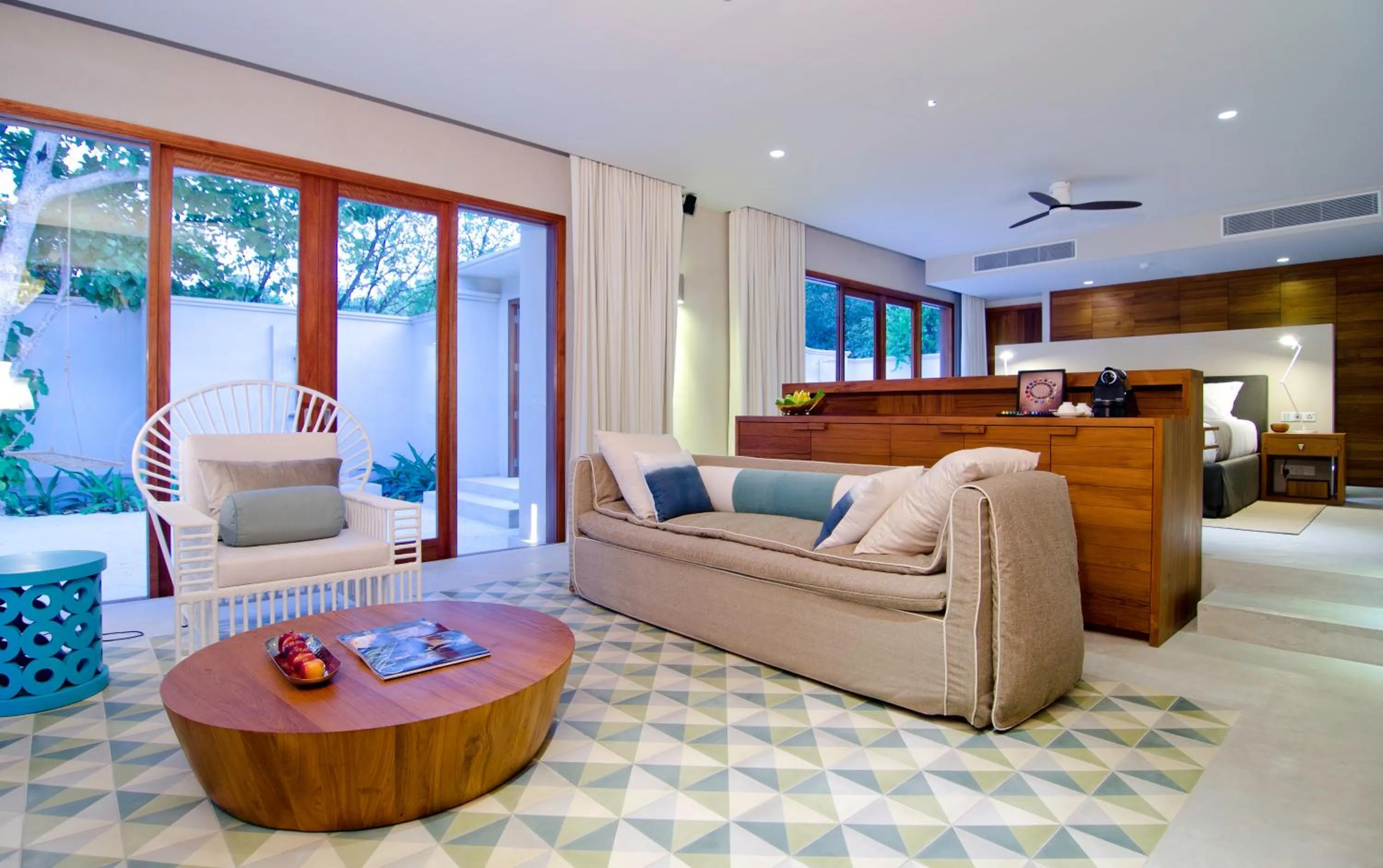 Living room in Amilla Maldives