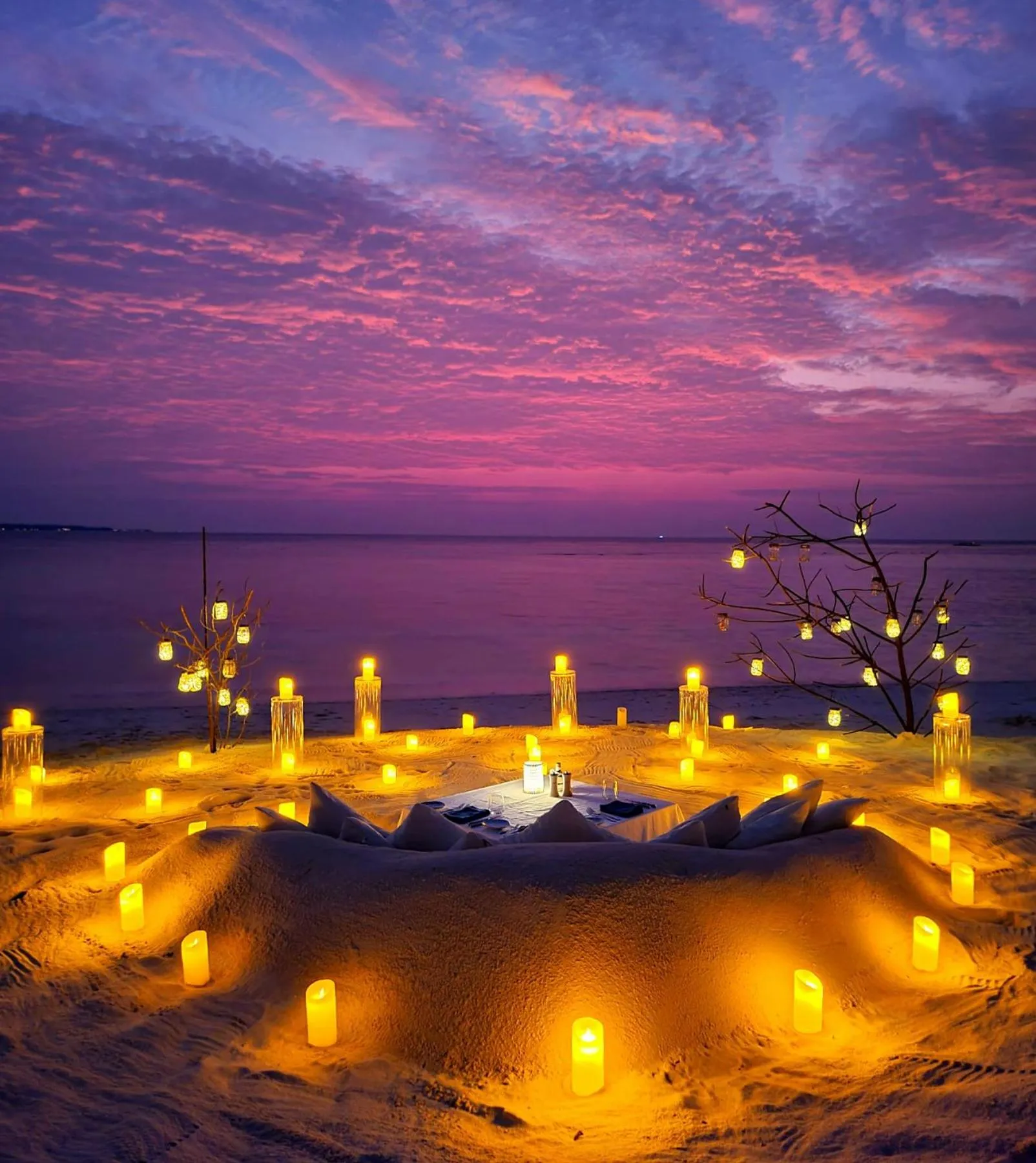 Dining area in Amilla Maldives