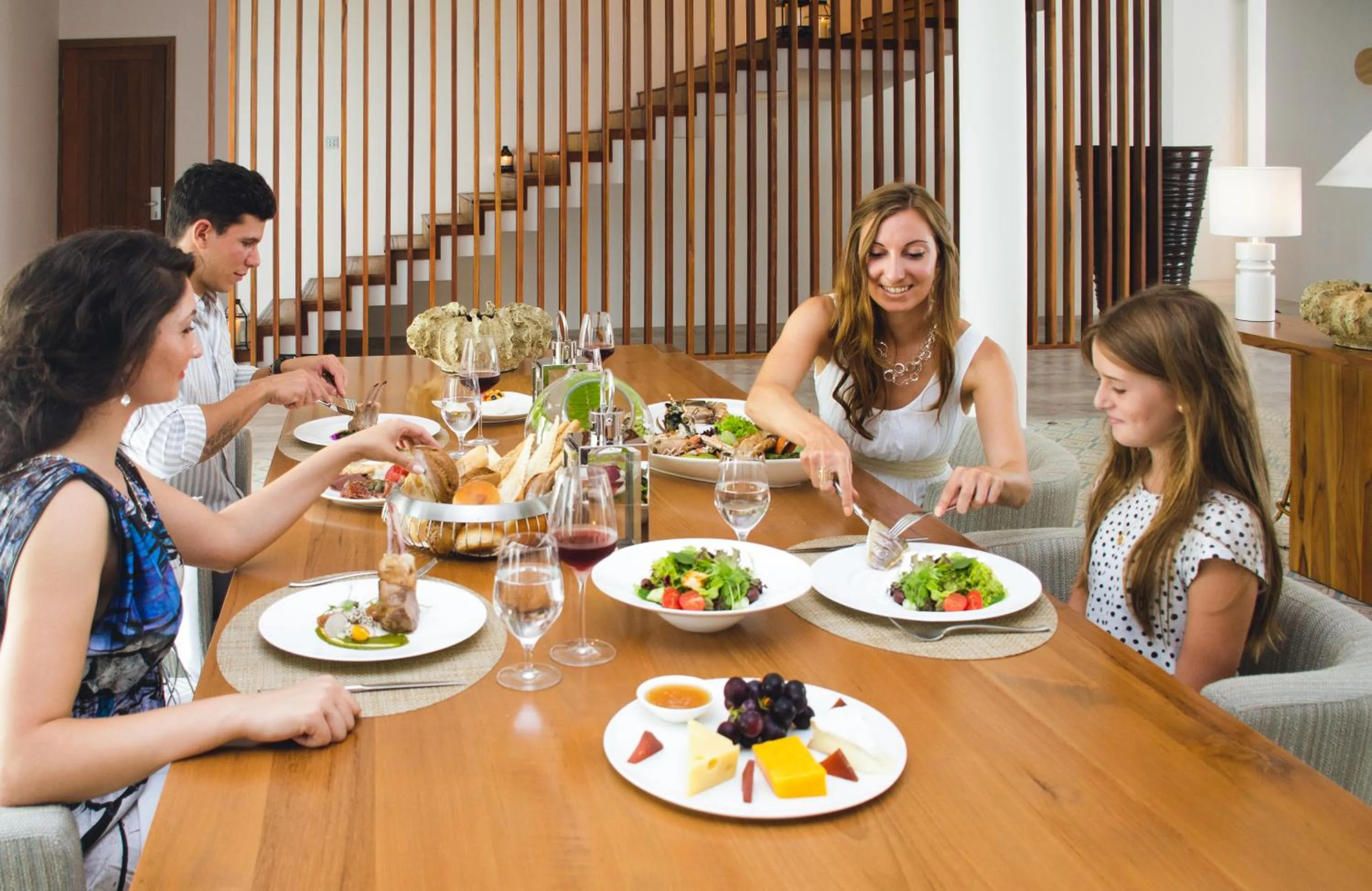 Dining area in Amilla Maldives