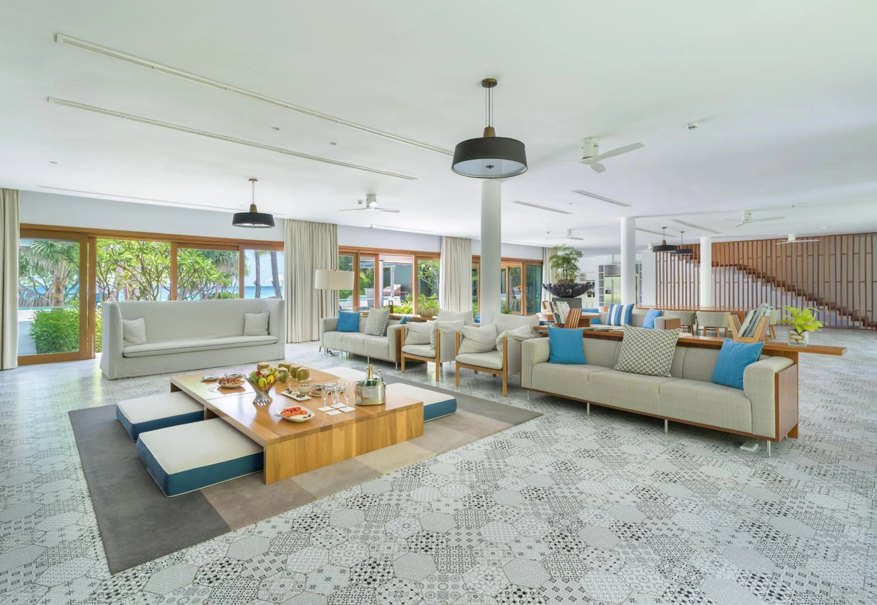 Living room in Amilla Maldives