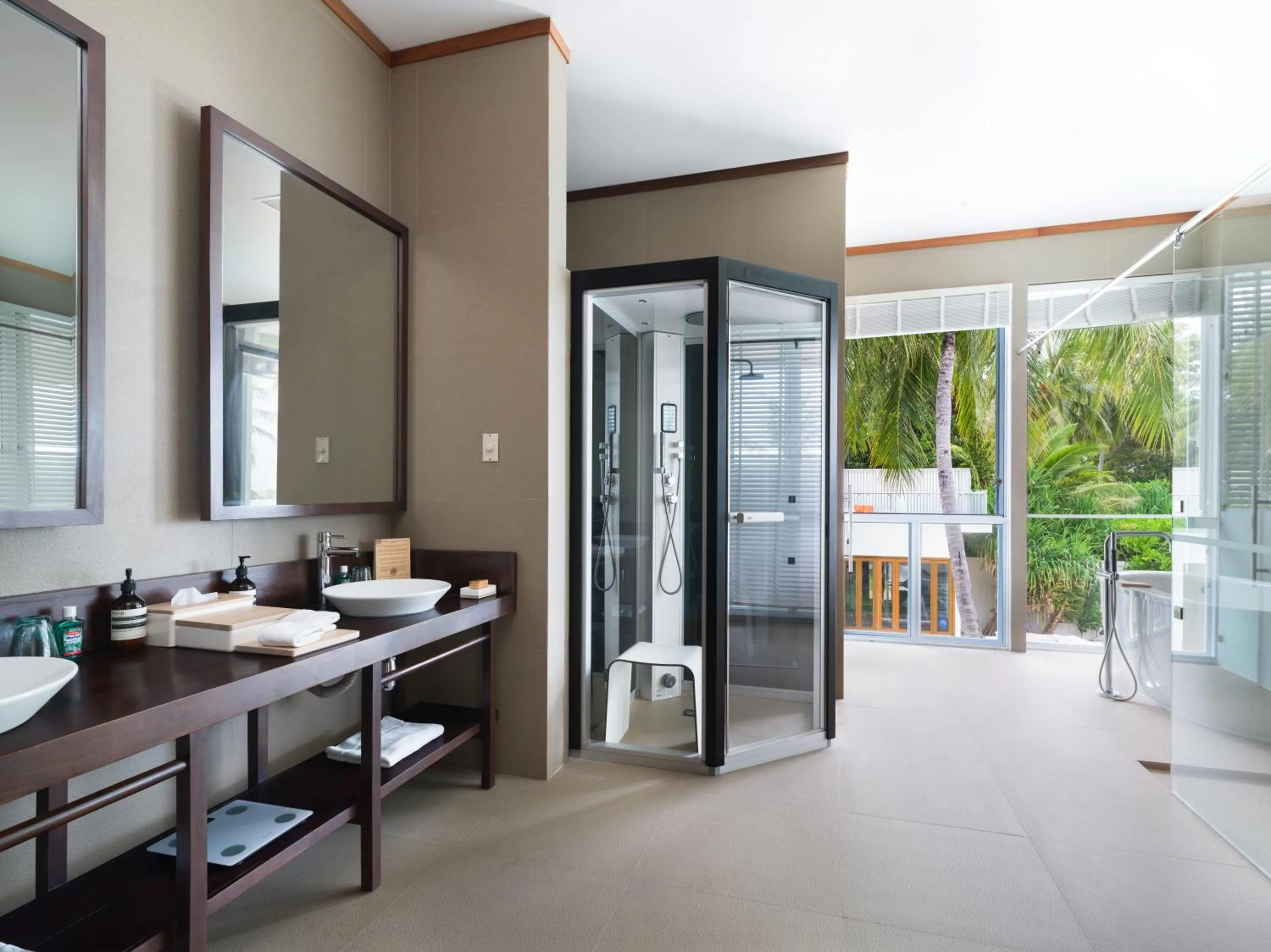 Bathroom in Amilla Maldives