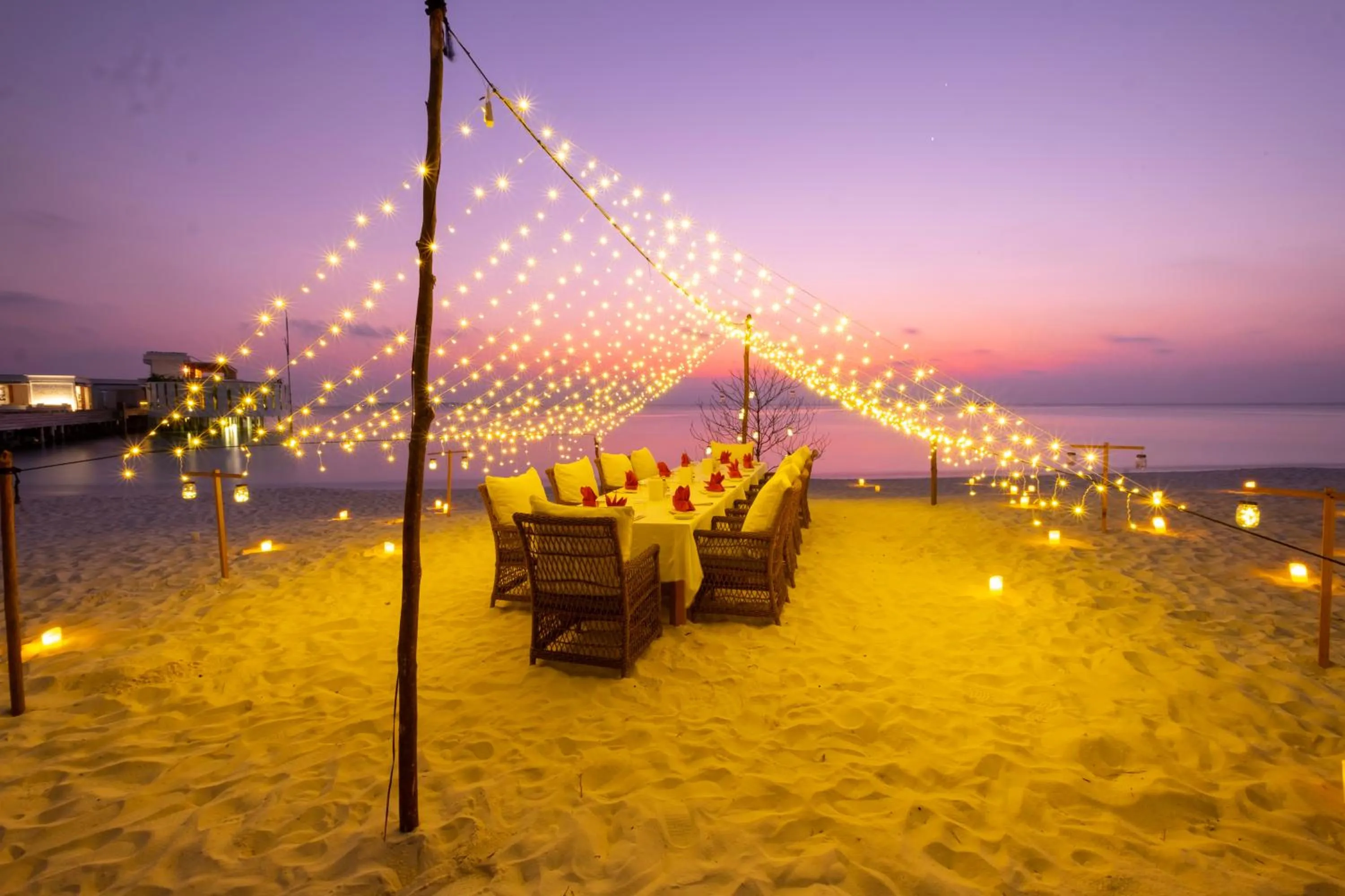 Dining area in Amilla Maldives