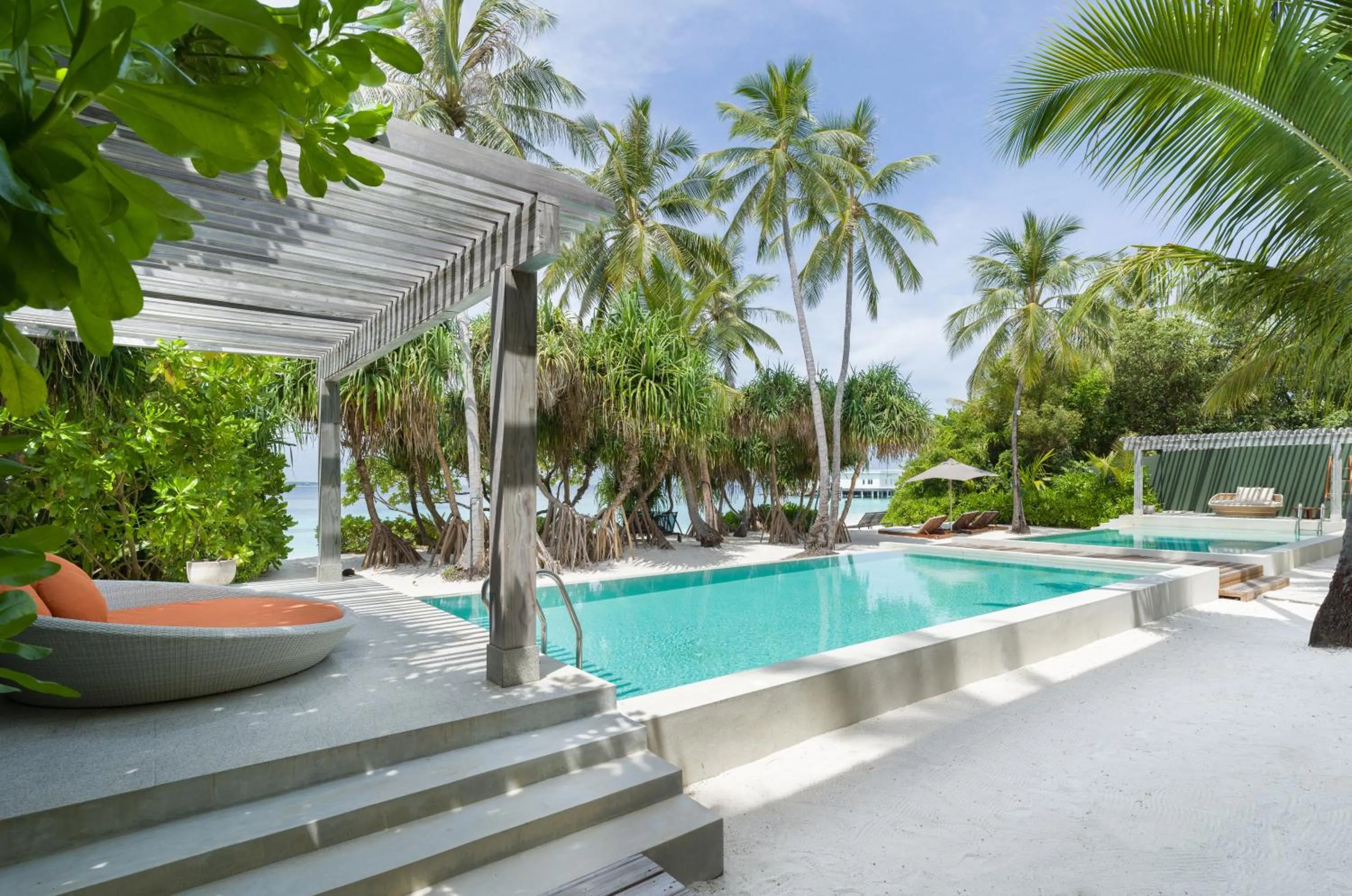 Swimming pool in Amilla Maldives