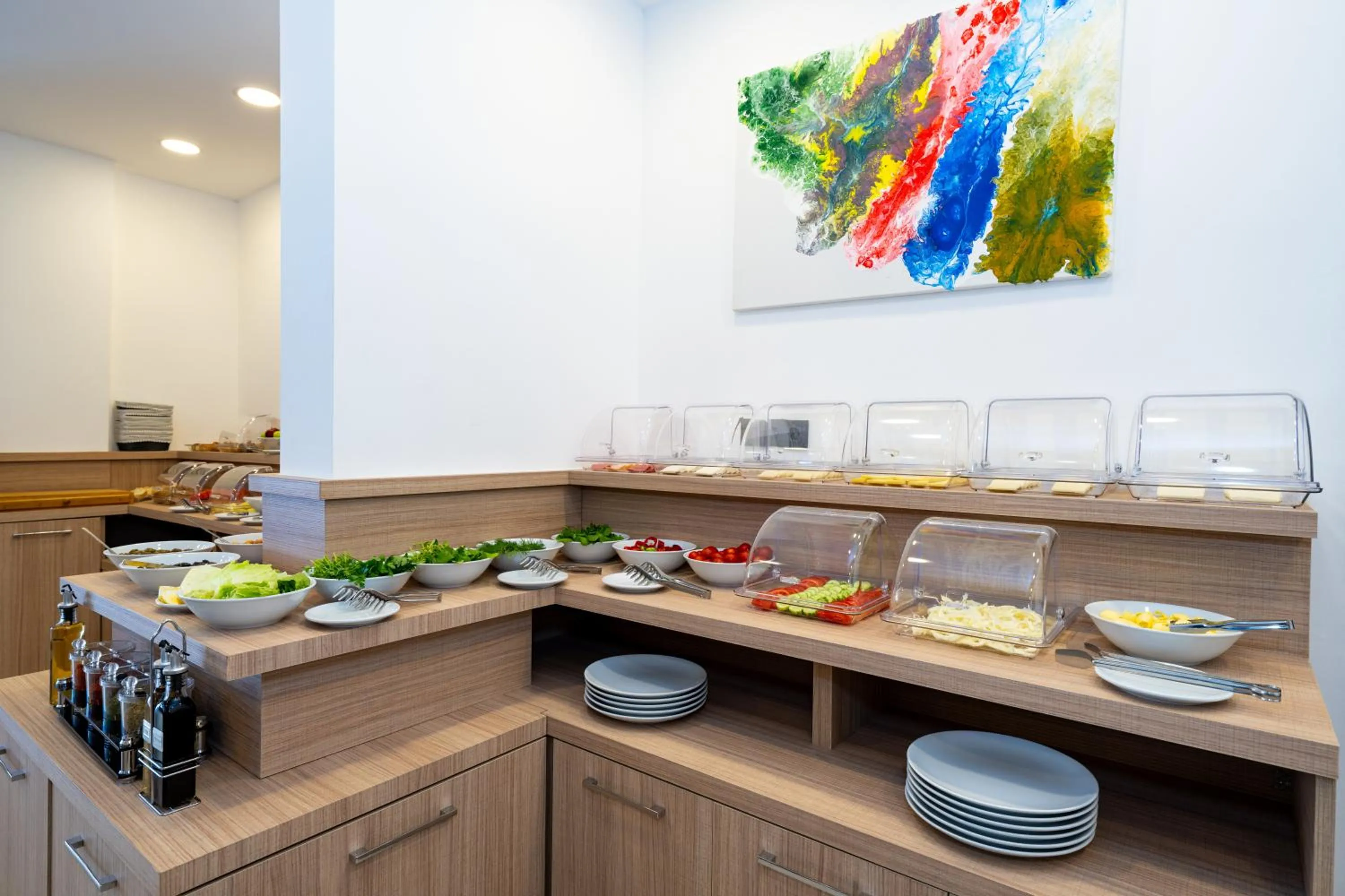 Buffet breakfast in Skykhan Otel