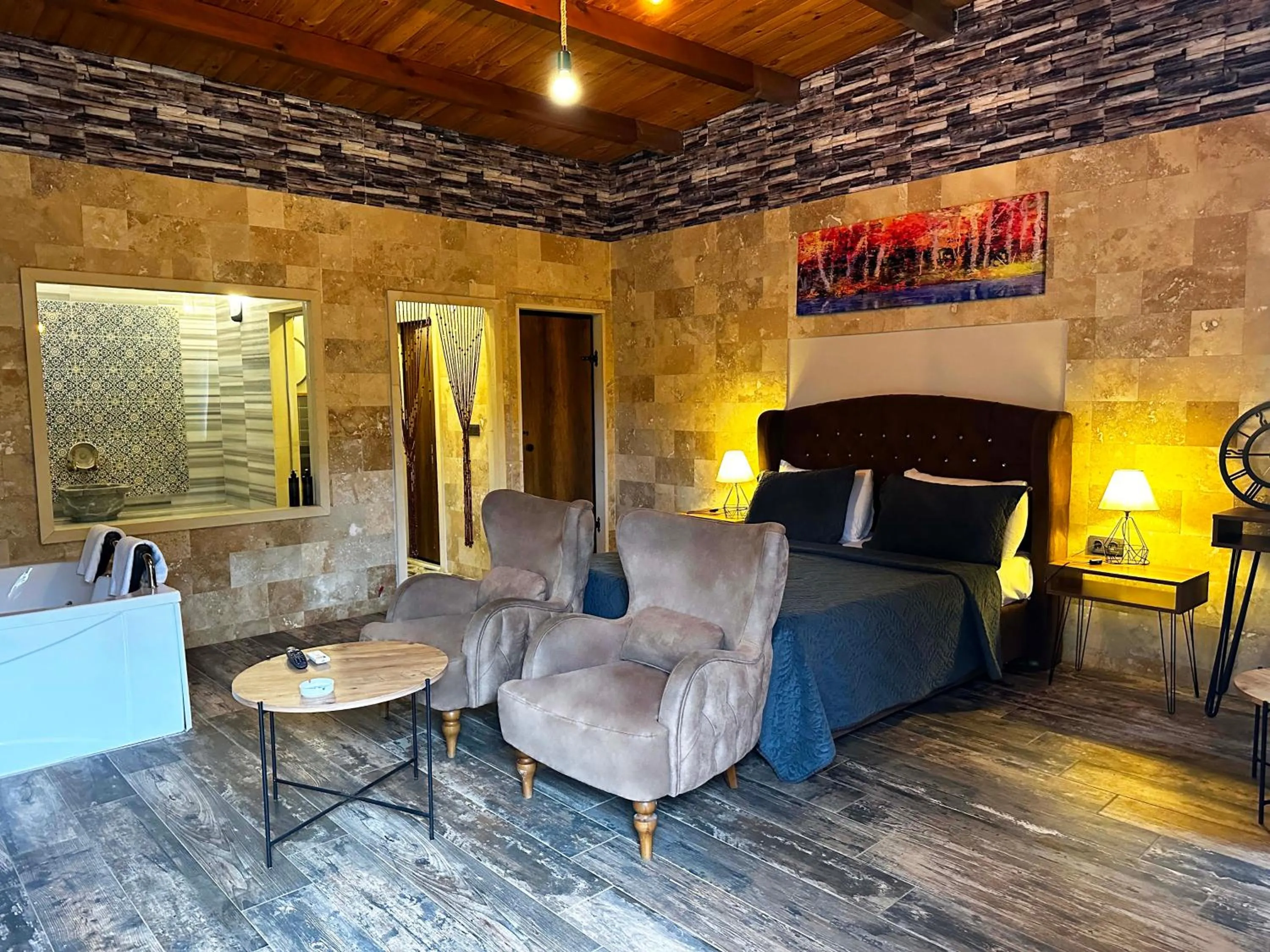 Living room in 216 North Hotel